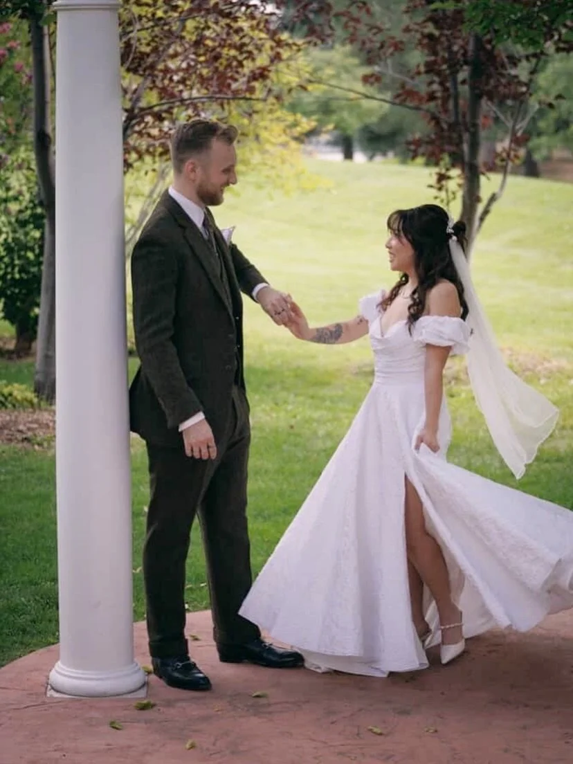 Client Spotlight: Chasen

For his wedding, Chasen wanted something that felt connected to the setting, a historic Victorian mansion filled with character and old-world charm.

We designed a three-piece Harris Tweed suit and an ivory shirt that matche