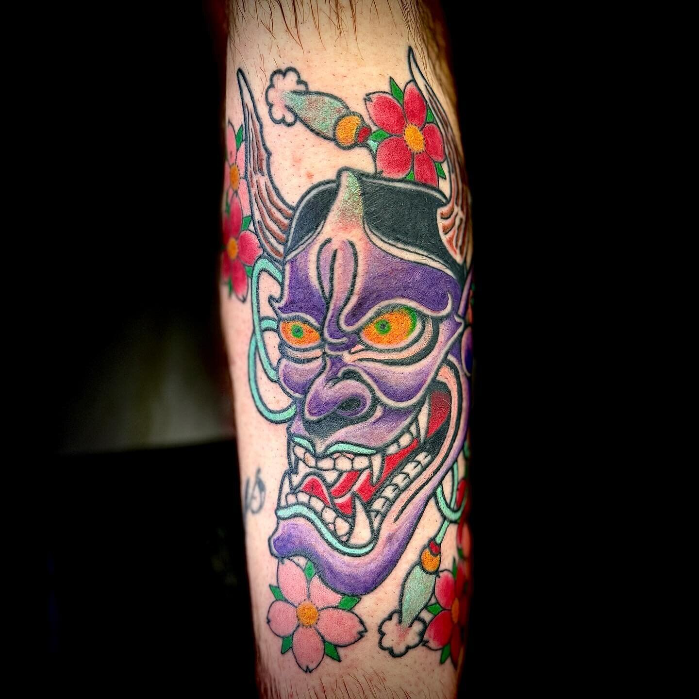 #japanese #hannya #mask #tattoo for my old mate Joe! Lines and black HEALED. 

Cheers bro!

DM / cassytattoo@gmail.com if you&rsquo;d like something similar (or anything to be fair), or to enquire about spreading the cost of your next tattoo. ✌🏻

#h