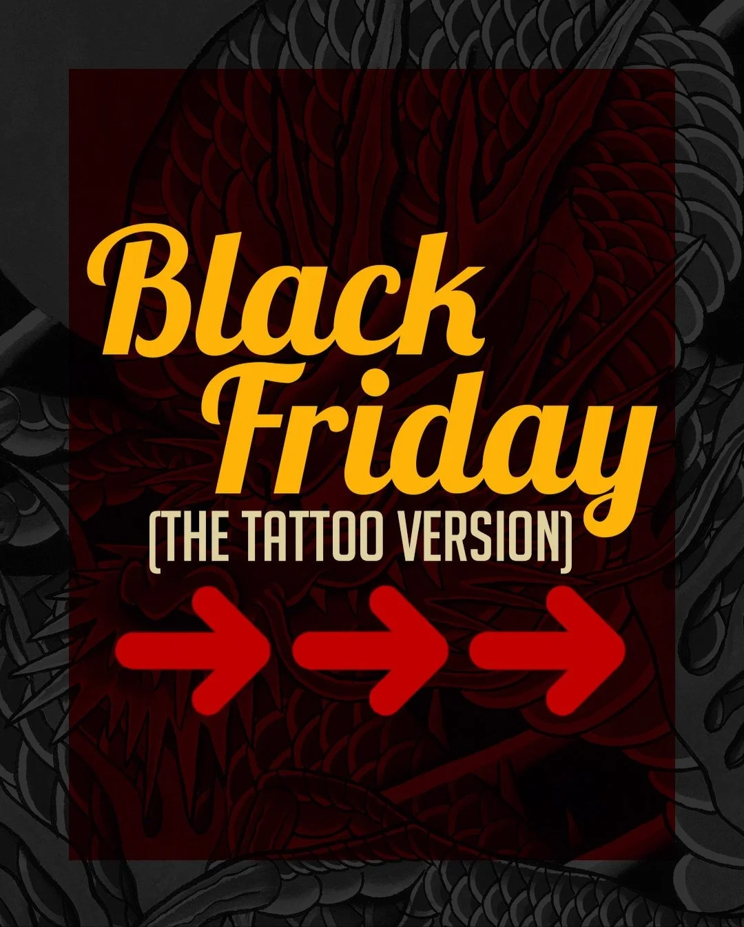 🖤 Yep, BLACK FRIDAY tattoo deals! 🖤

Are you looking to start or continue a big piece, or do you have multiple smaller tattoos you&rsquo;d like get done?

I&rsquo;ve got 10 day sessions available, priced at &pound;300 each (normally &pound;450), to