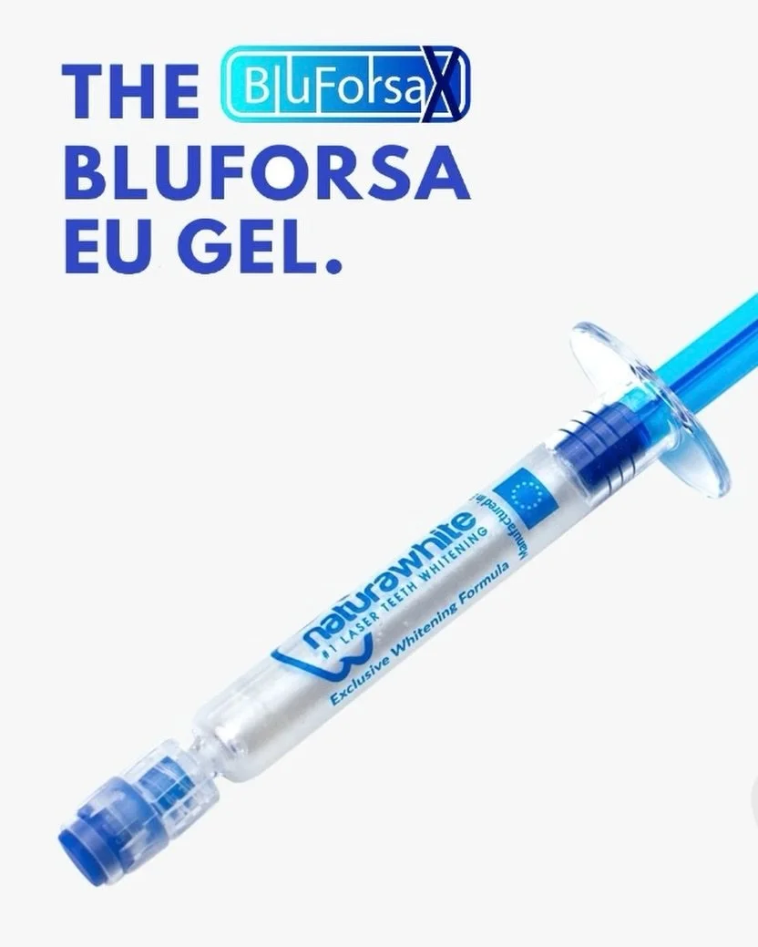 In our studio, we have Naturawhite&rsquo;s European BluForsa gel for our clients to use at their self-administered whitening sessions ✨

✔️ Completely peroxide-free option
✔️ Designed for comfort with no sensitivity
✔️ Helps support and protect ename
