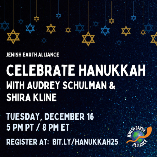 Jewish Earth Alliance -Hannukah 