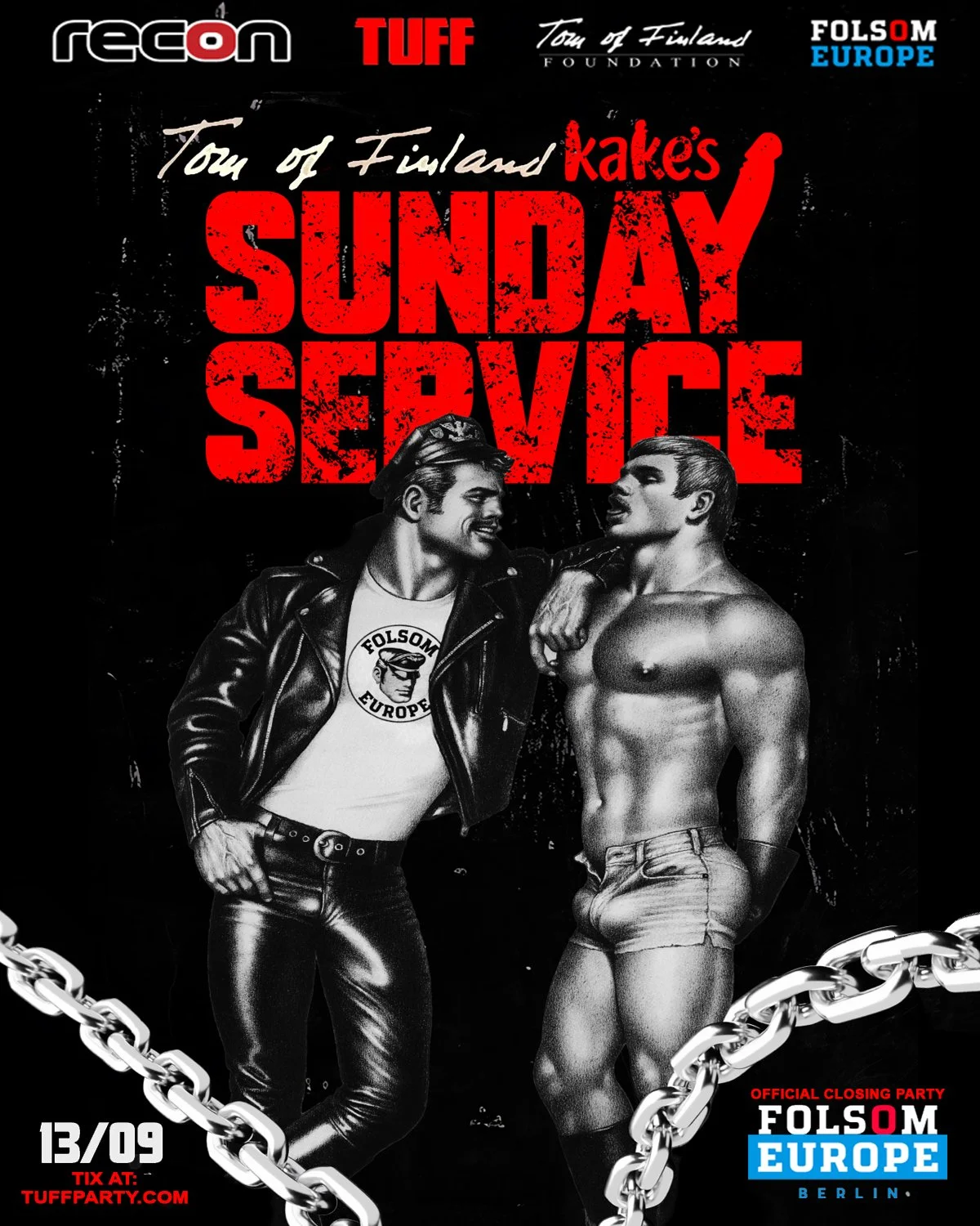 9.13.26
BERLIN FOLSOM official w Tom of Finland Foundation +
 Recon 