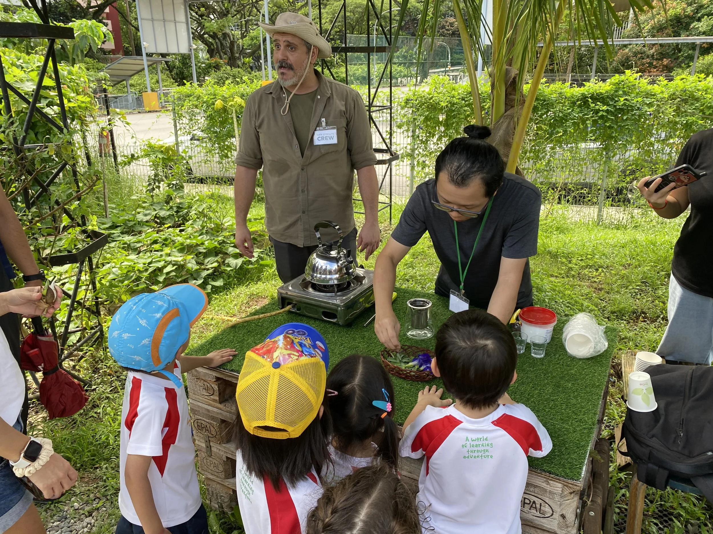 A Buzzling And Thriving Green Community Across Singapore Sky Farm Island