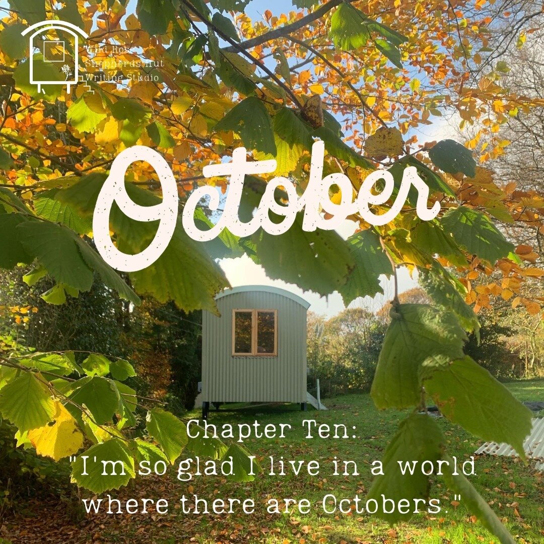 Hello, lovely one

I love this quote, 'I'm so glad I live in a world where there are Octobers,' from my childhood favourite read.
LM Montgomery - Ann of Green Gables. 

I am. With leaves turning golden, nights drawing in, and fires lit, autumn is the