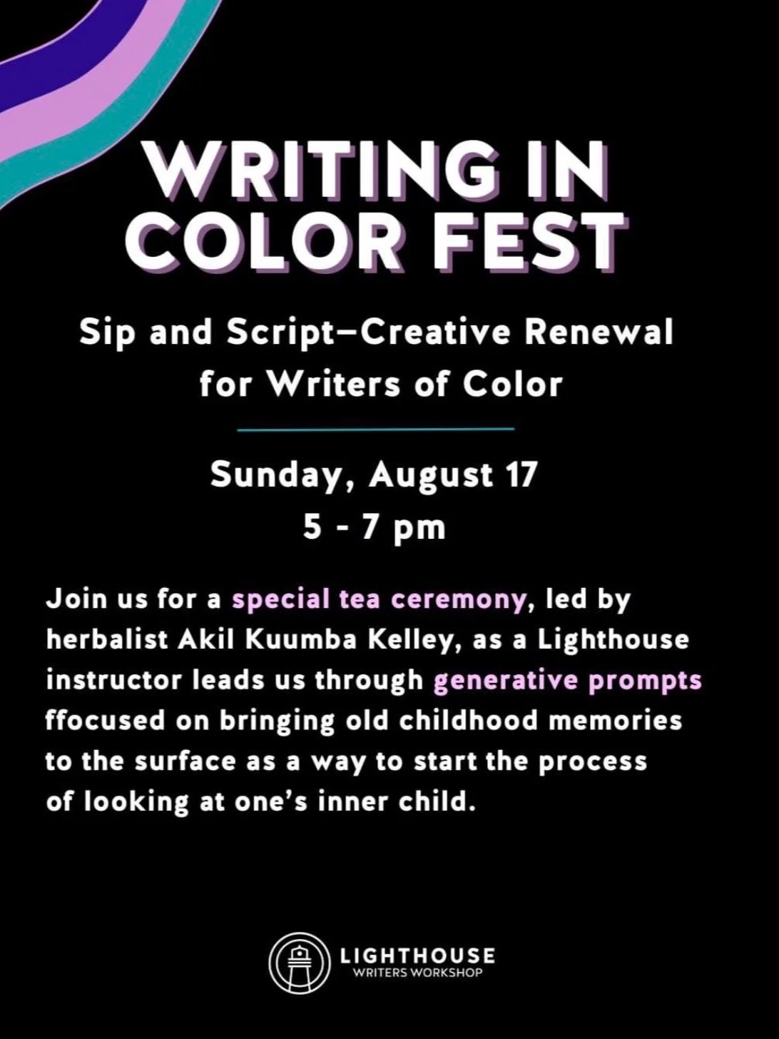 writing in color fest