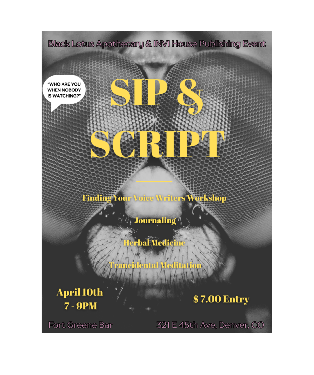 sip &amp; script series