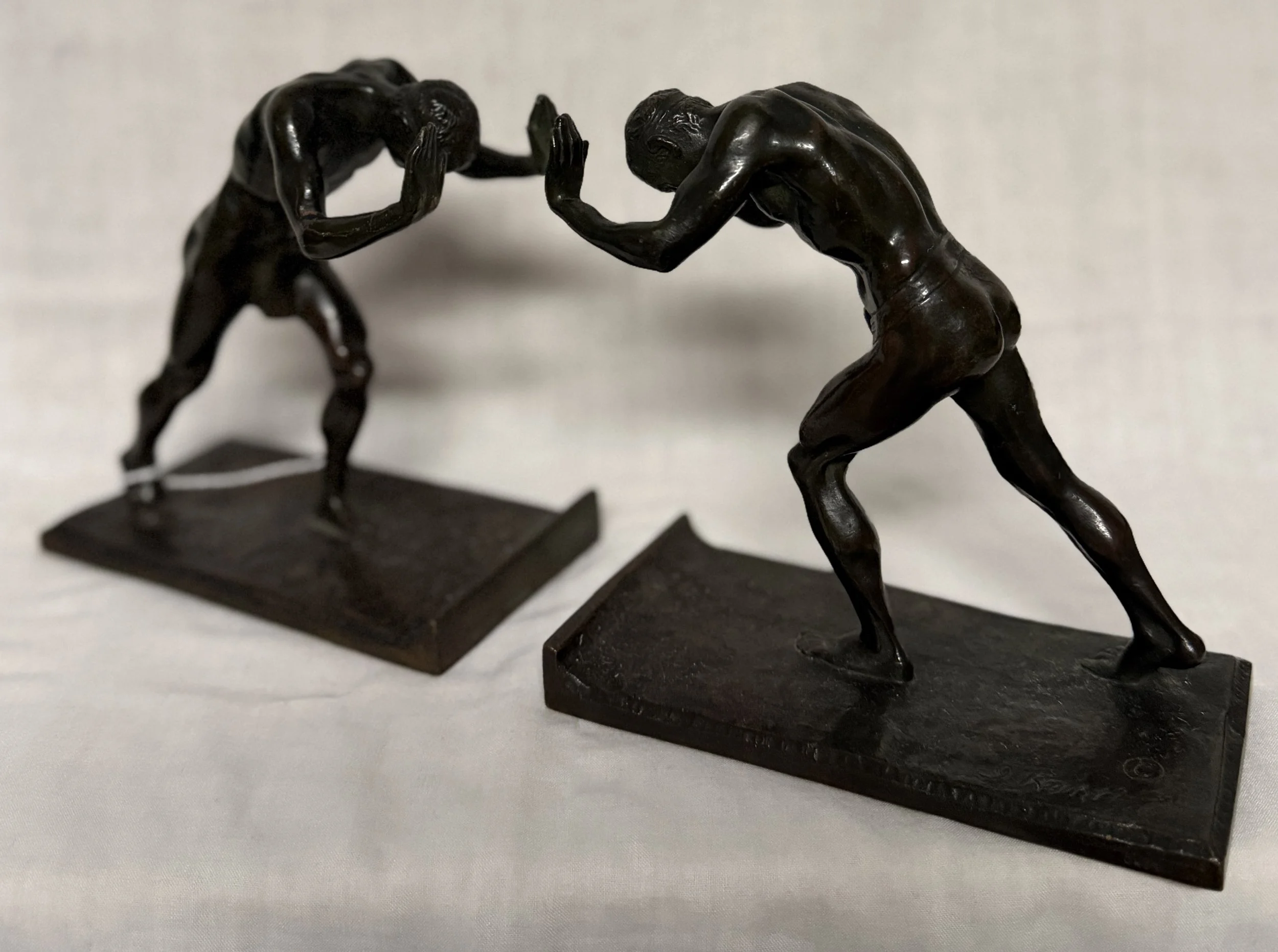 Gorham Bronze Bookends, Sutter Antiques