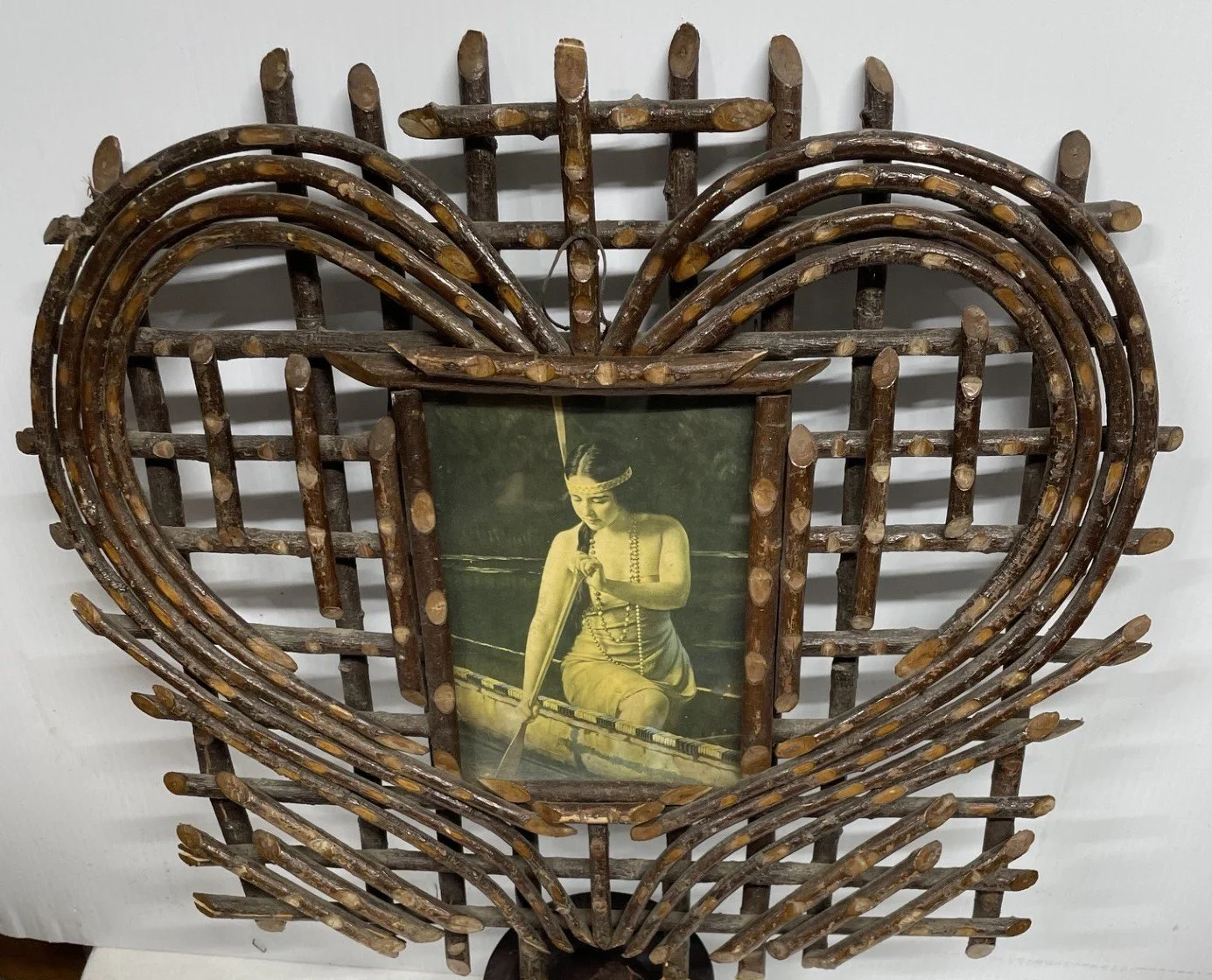 Schoolmaster Antiques, Adirondack Heart Frame
