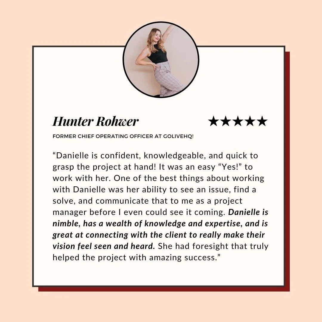 I am so grateful to be able to partner with amazing brands and people in the marketing industry! 

If you're an agency owner who's looking for a freelance copywriter to deliver on-brand, customer-focused copy time and time again, you've found your gi