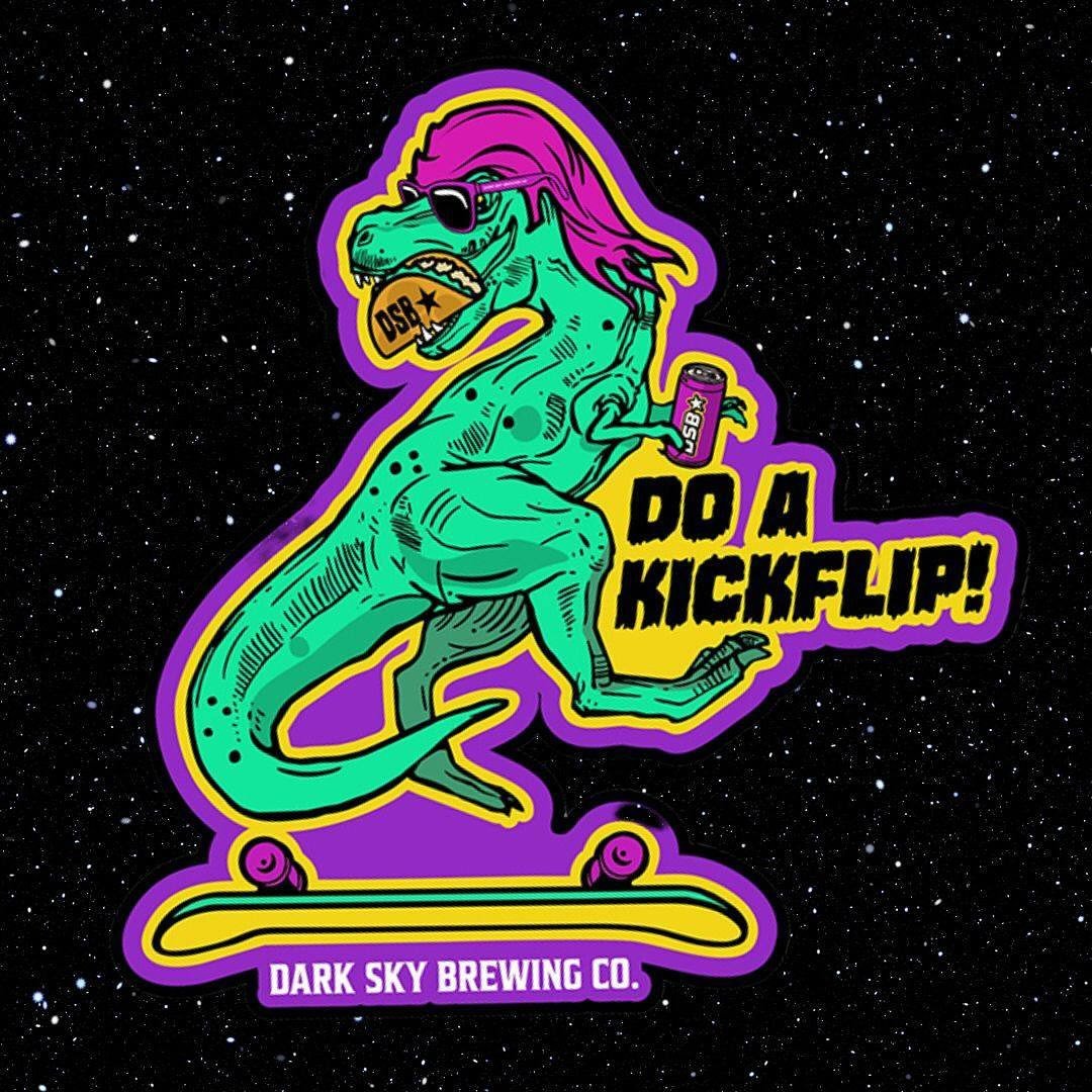 🦖🛹Cheers to 9 Years! 🦖🛹

DSB SCAVENGER HUNT 🛹  4/27 FOUND🛹
We are hiding a tech deck around downtown Flagstaff each day 4/19-4/21 in celebration of our 9th anniversary! 

A clue will be posted each day on this Dark Sky Brewing Company Instagram
