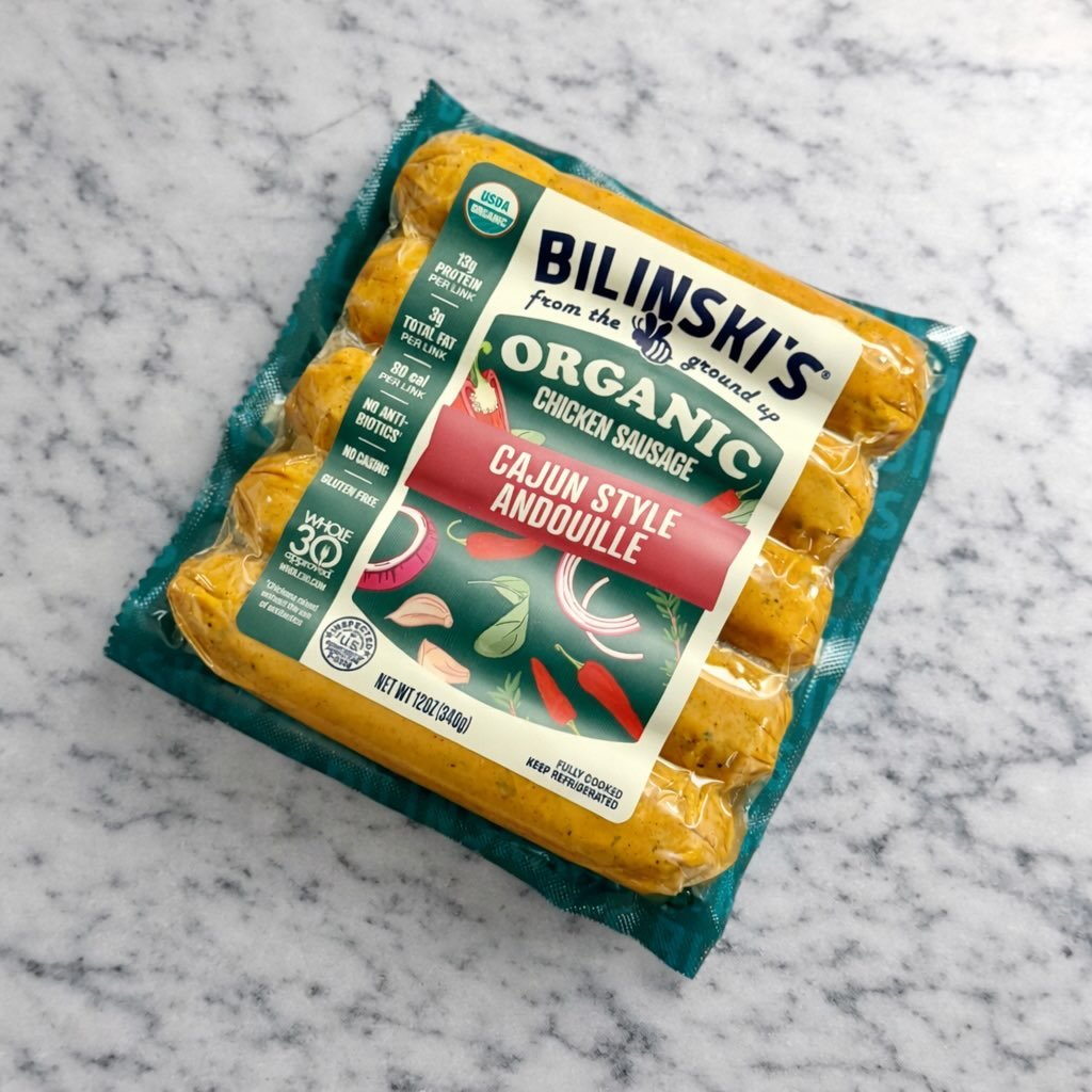 Cajun Style Andouille Bilinski's. That's the post. This is the flavor (to get you through these arctic temps!)