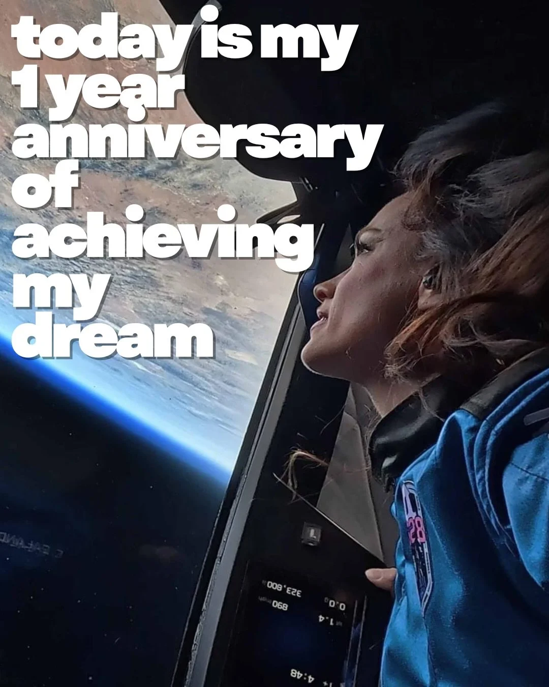 Today is the 1 year anniversary of achieving my dream. Thank you to everyone who supported and/or cheered me on along the way. Dreams do come true 🥹💫