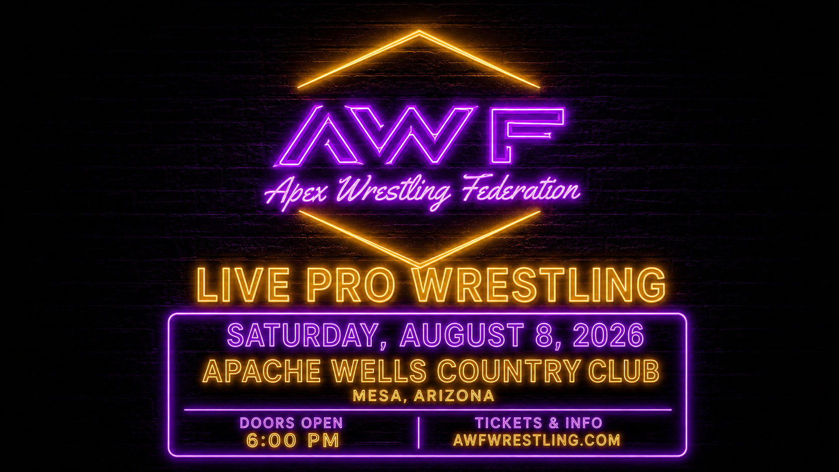 August 8, 2026 Front Row 4-Pack