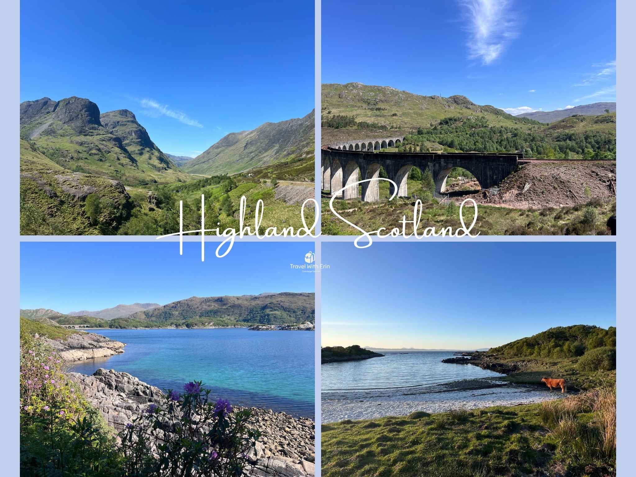 蘇格蘭五月高地的山谷與海邊美景