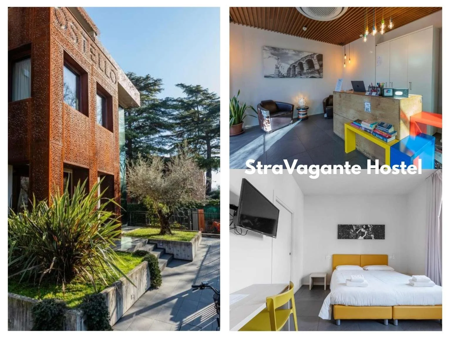 維洛納車站旁的 StraVagante Hostel & Rooms，房間簡潔舒適，是旅人好選擇