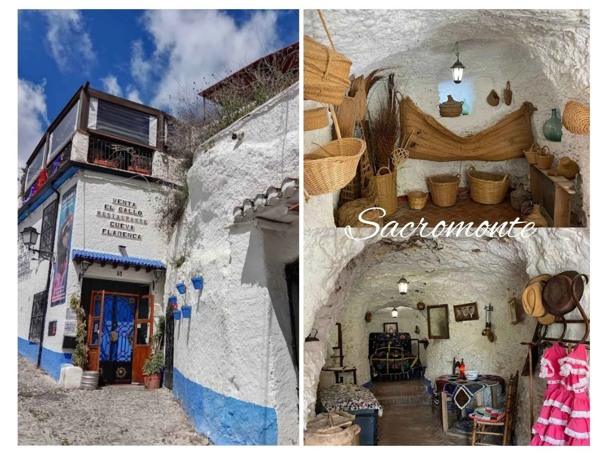 位於格拉納達 Sacromonte 的洞穴博物館區，傳統洞穴屋被保存並對外開放參觀。