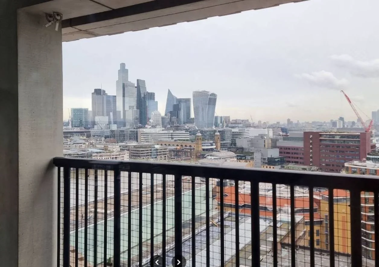 從 Tate Modern 博物館屋頂遠眺倫敦市中心地標