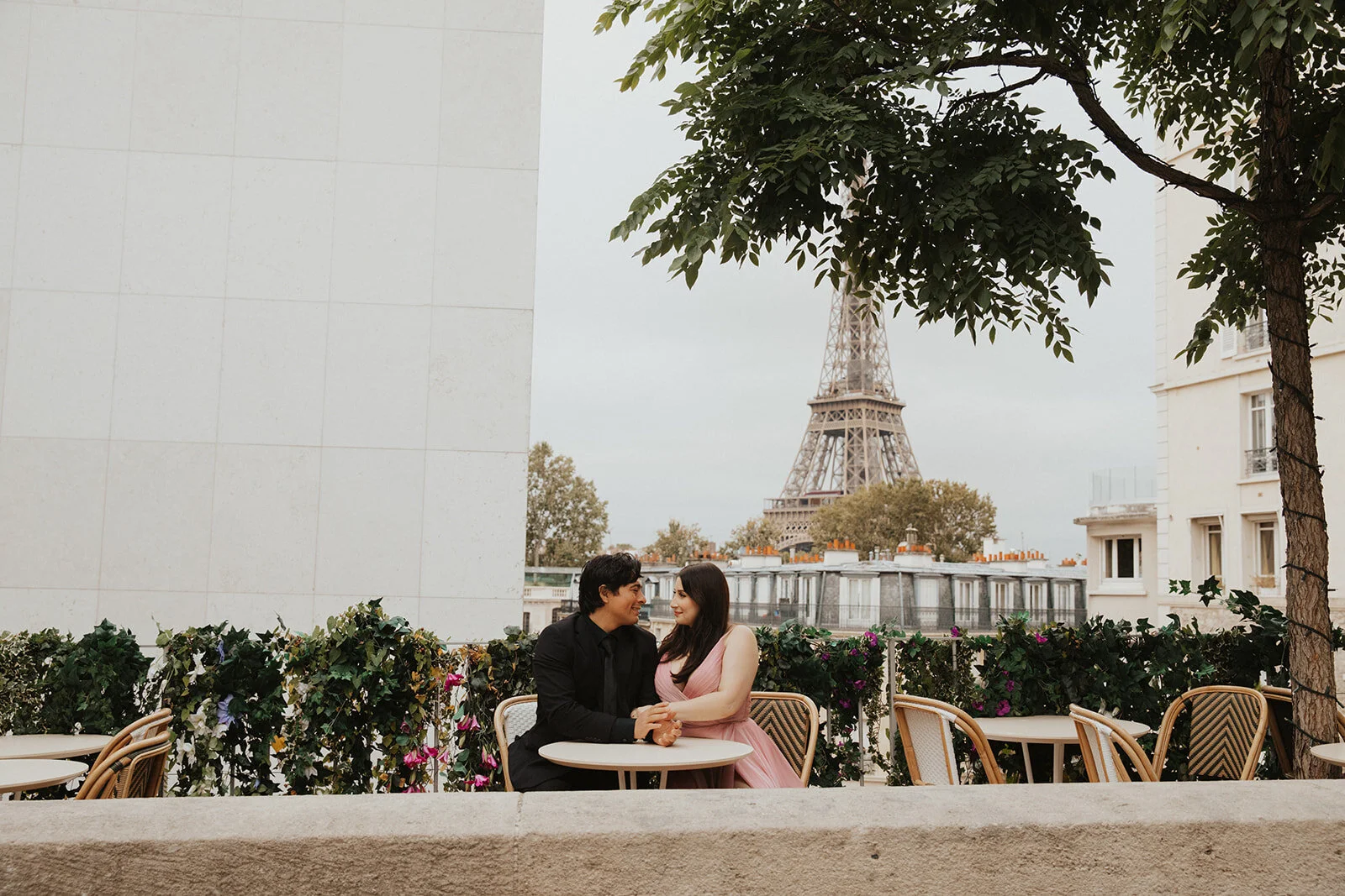 A Romantic Eiffel Tower Engagement Session - Paris, France - Melissa & Senate