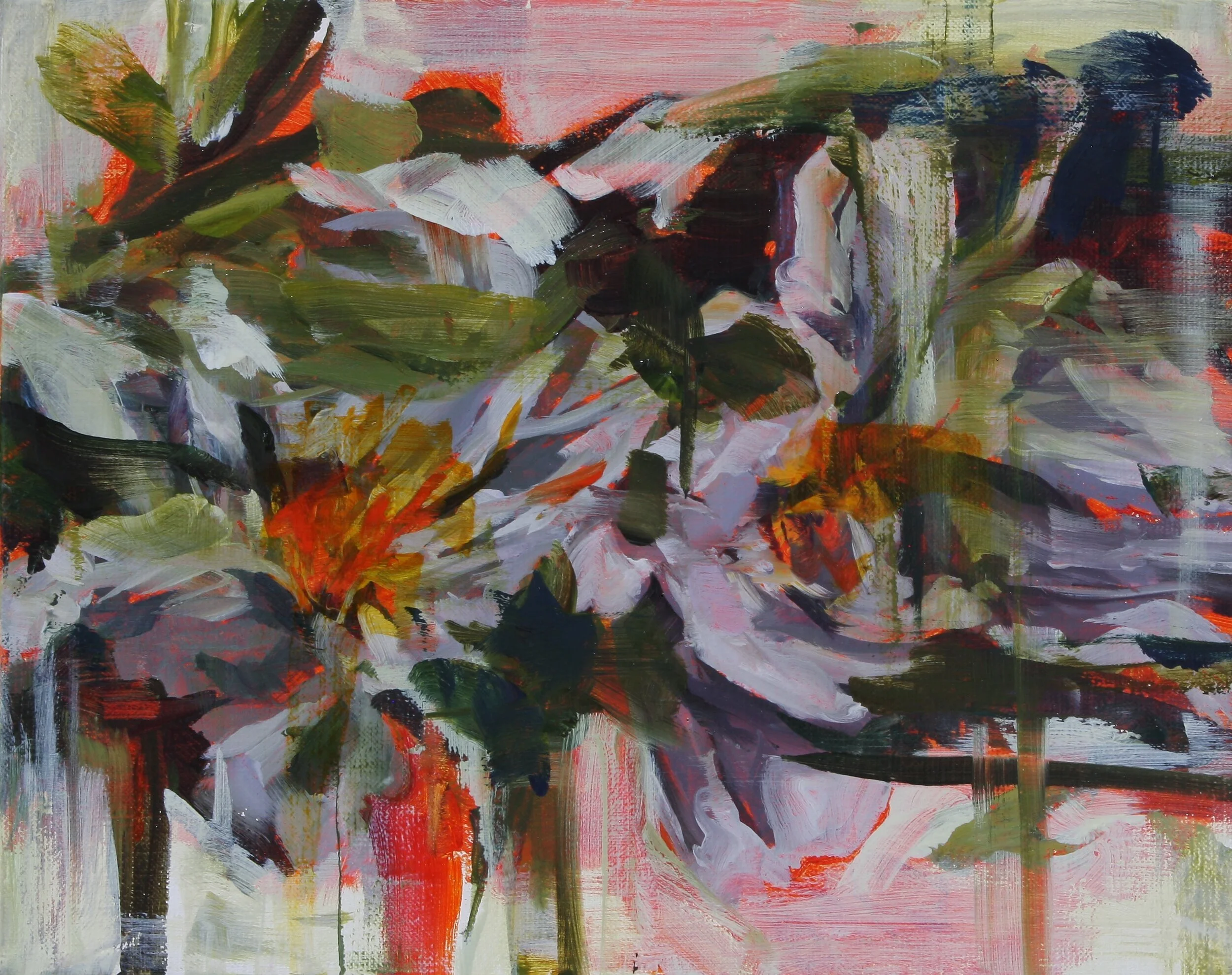 Wilderness Matilija, 8 x 10 in., oil on canvas