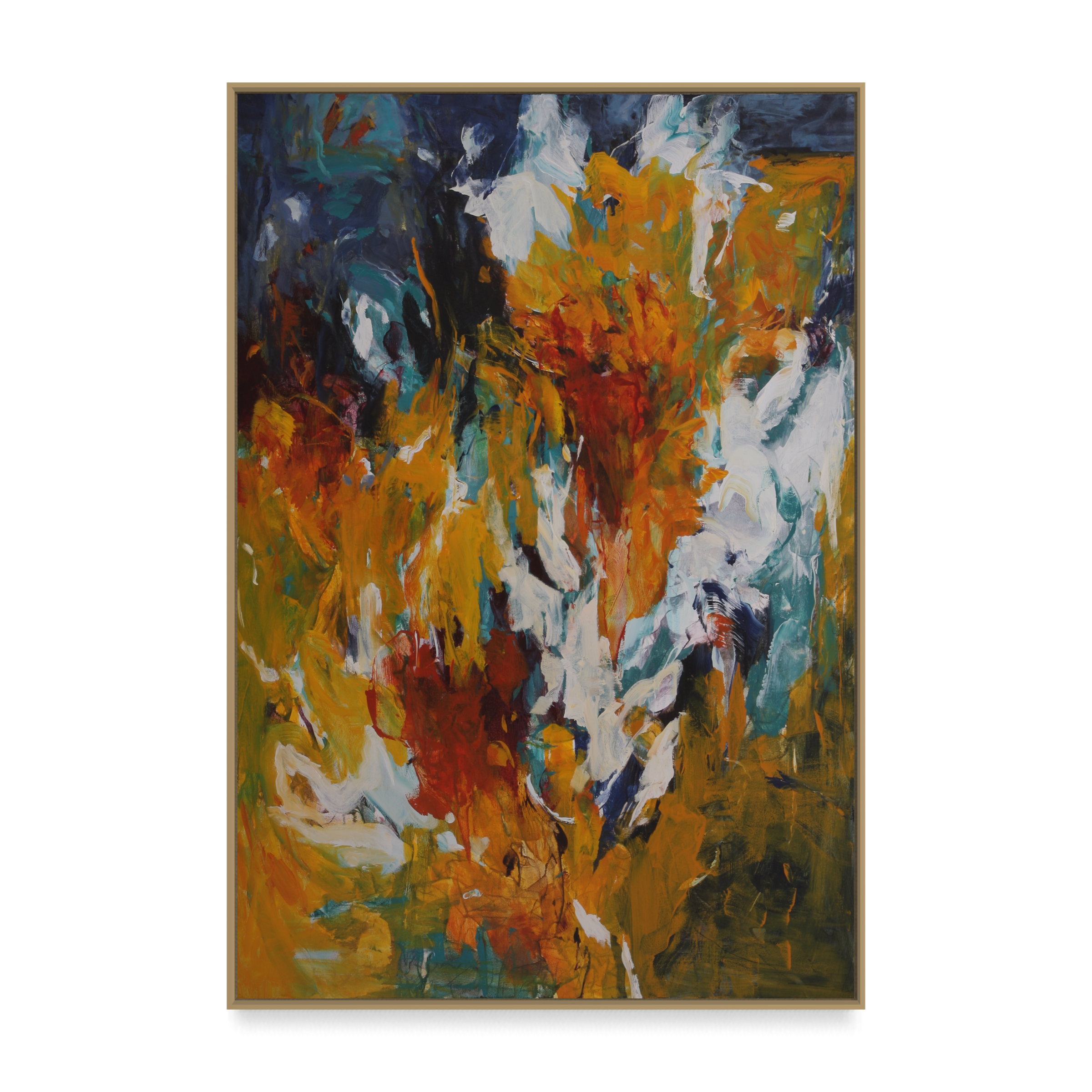 Wild Matilija II Framed white bg.jpeg