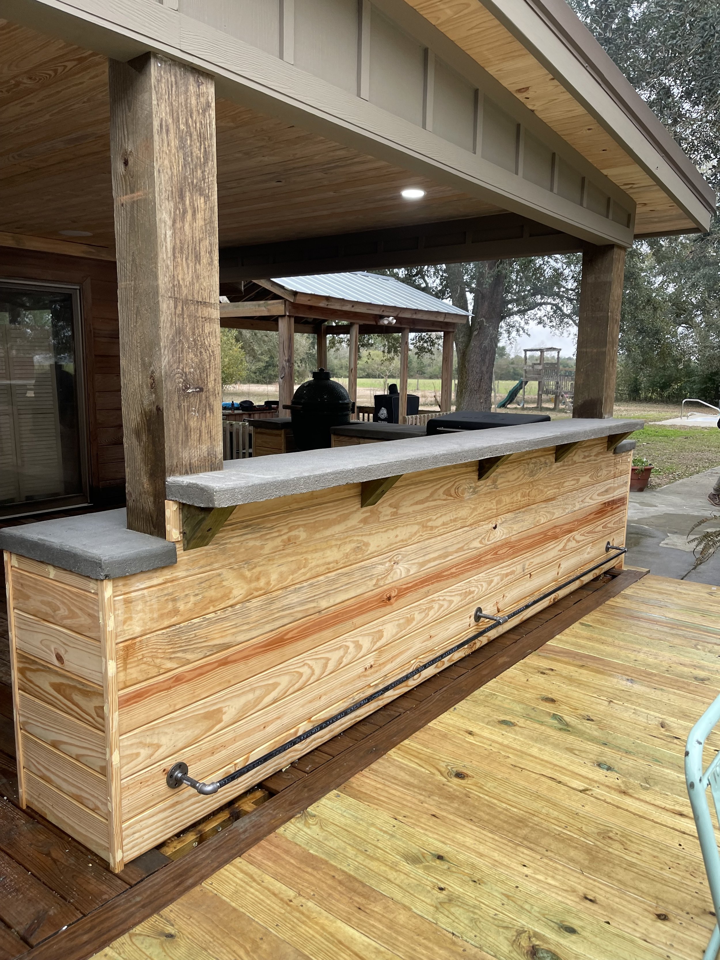 Outdoor Kitchen & Entertainment Area - Robertsdale, AL (Baldwin County)