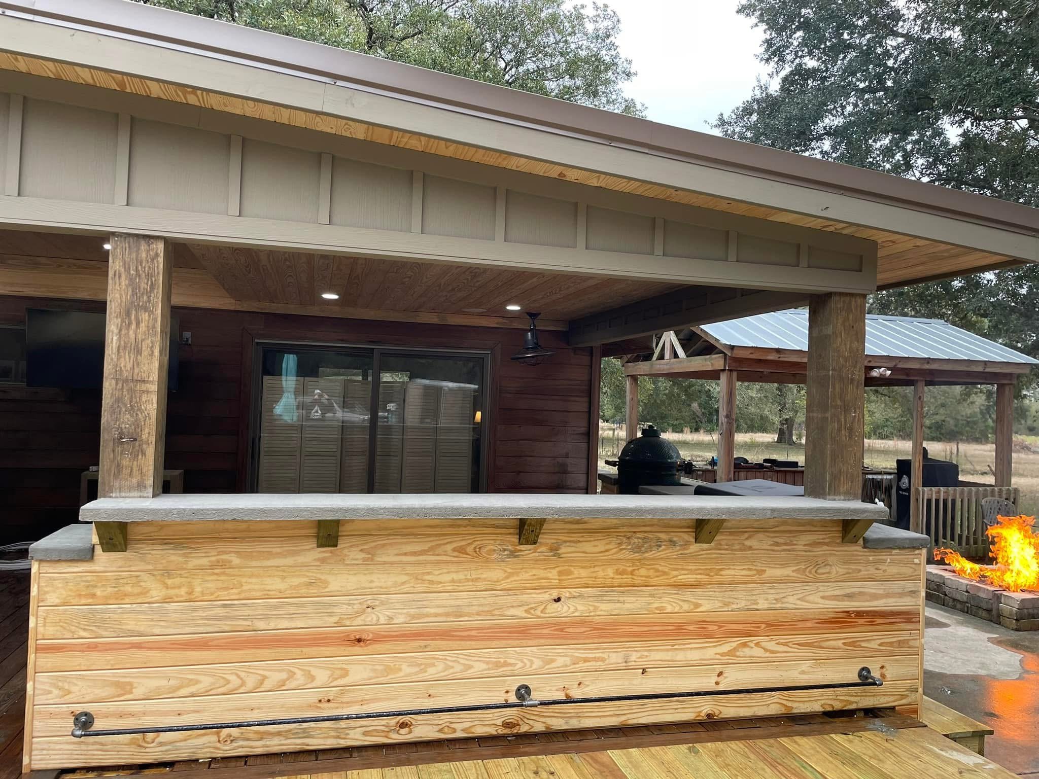 Outdoor Kitchen & Entertainment Area - Robertsdale, AL (Baldwin County)
