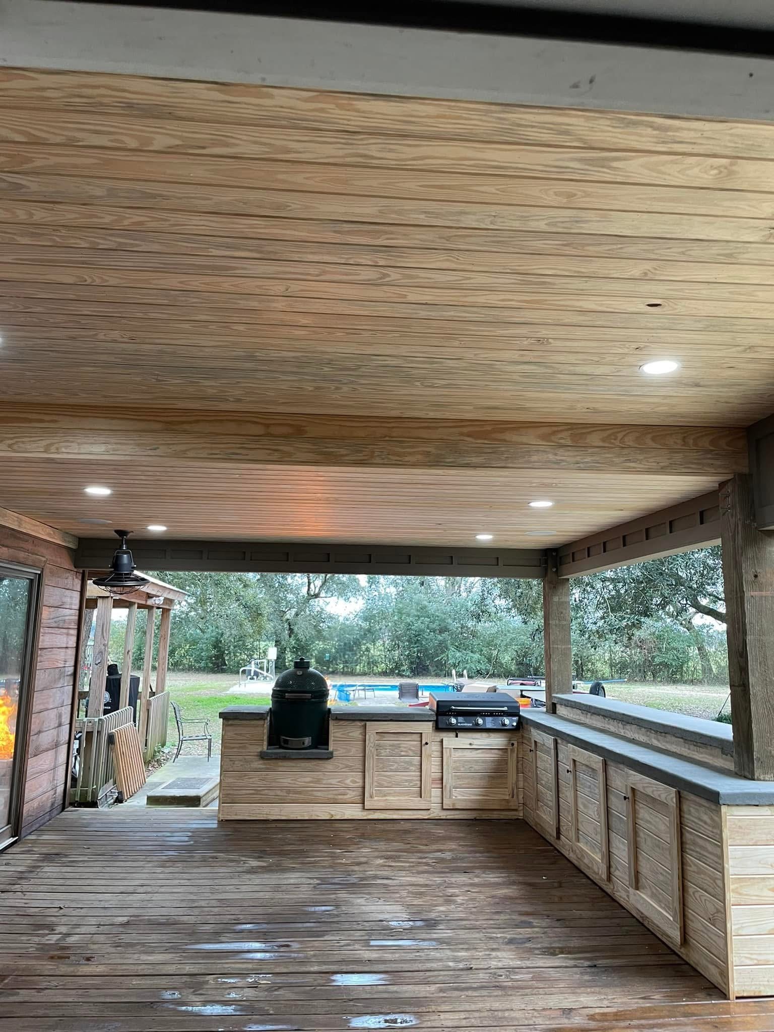 Outdoor Kitchen & Entertainment Area - Robertsdale, AL (Baldwin County)