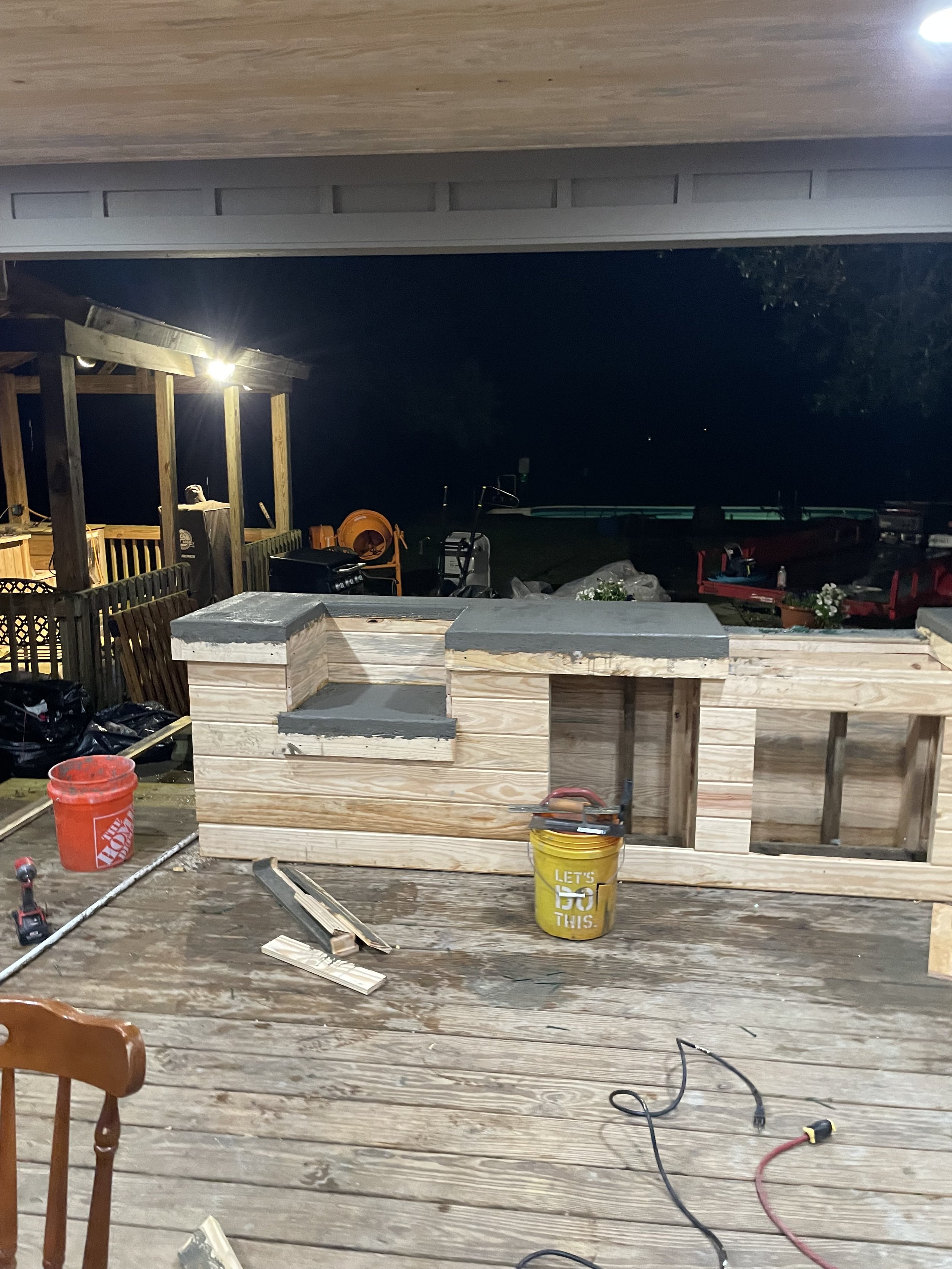 Outdoor Kitchen & Entertainment Area - Robertsdale, AL (Baldwin County)