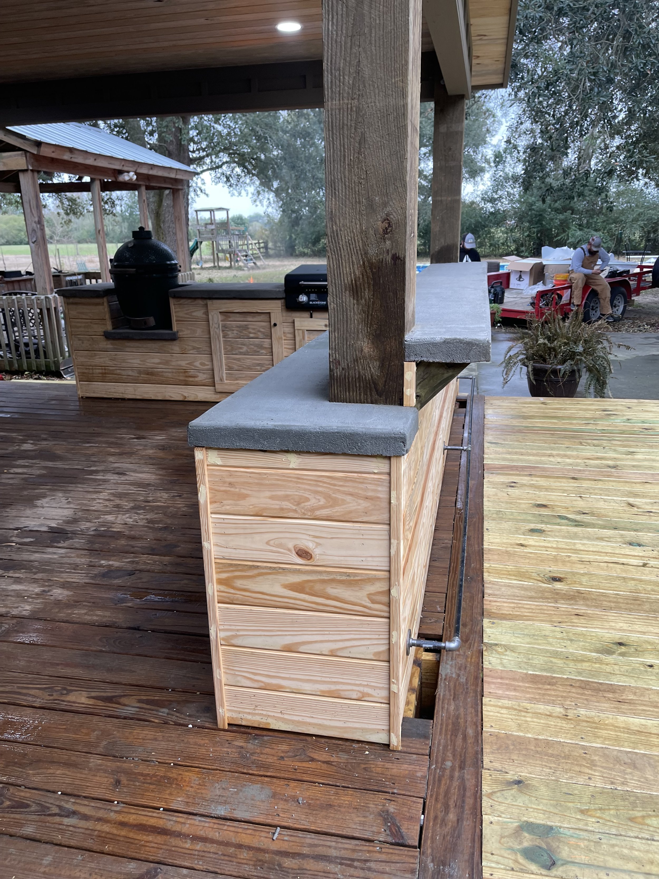 Outdoor Kitchen & Entertainment Area - Robertsdale, AL (Baldwin County)
