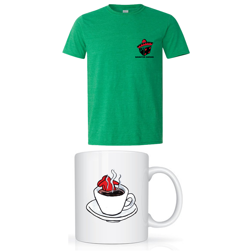 Banditos Gaming T-Shirt & Mug Bundle (AHHHHH)