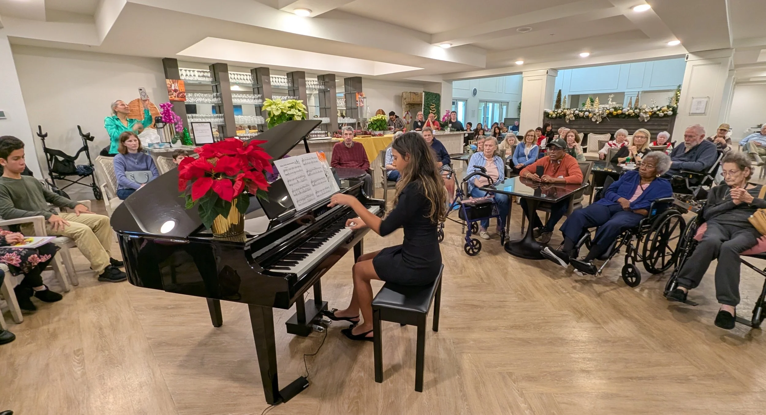 2025 Christmas performance at The Black, a retirement center. 