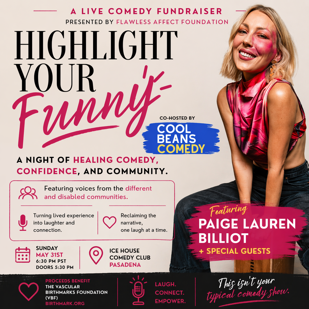hIGHLIGHT Your Funny fundraiser