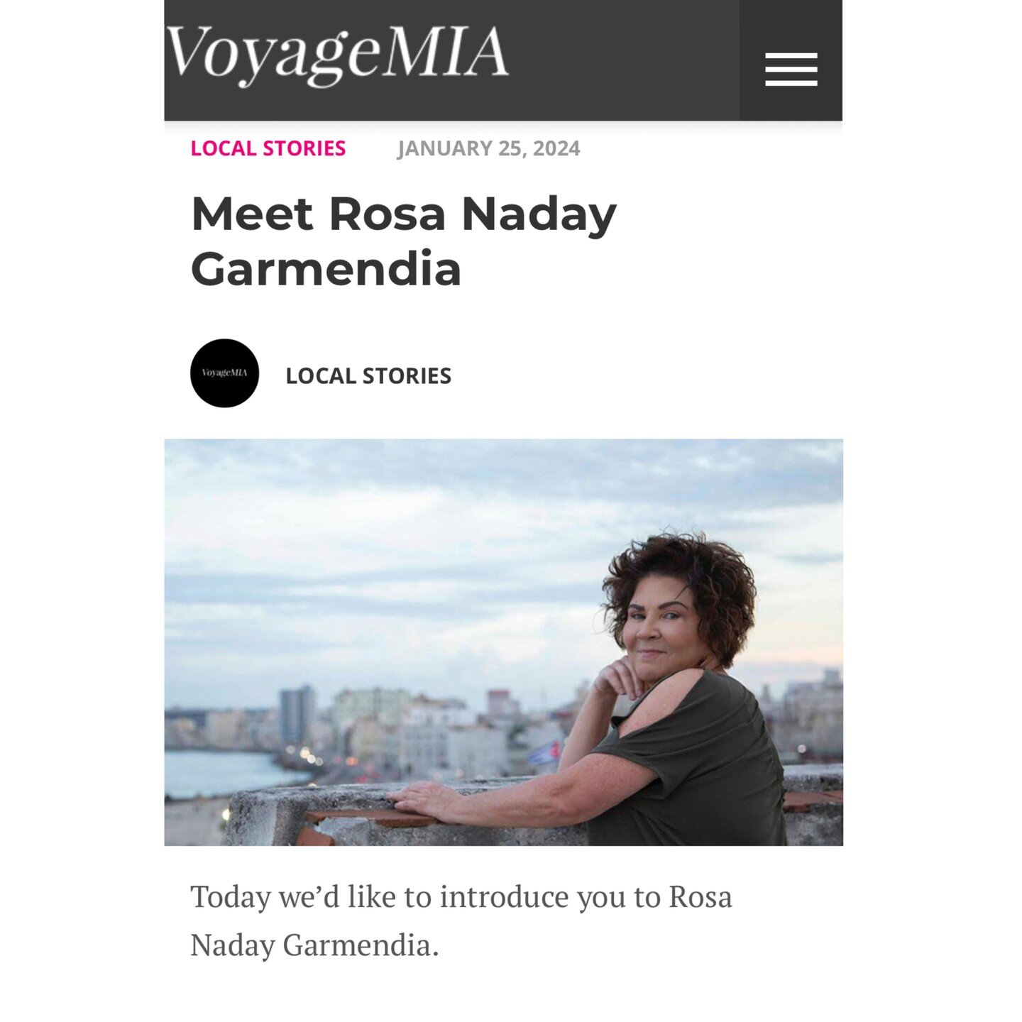 Grateful to Voyage Miami for the chance to discuss my artistic journey, filled with winding paths, intriguing alleys, and the incredible individuals who have crossed my creative path. Indeed, art has the power to save lives! @voyagemiami @dvcai @ooli