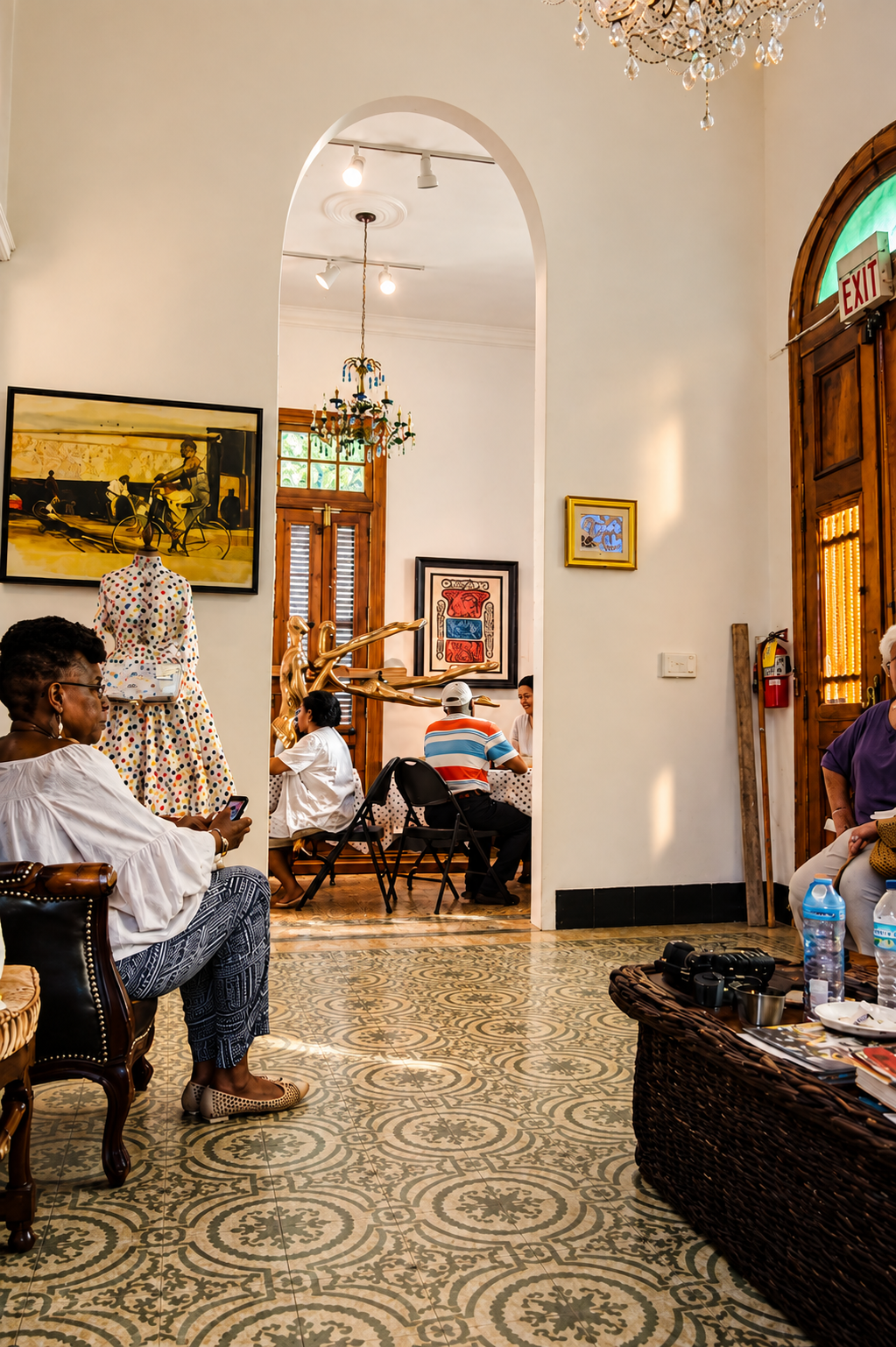 Gallery Gathering Beneath the Arched Doorway.png