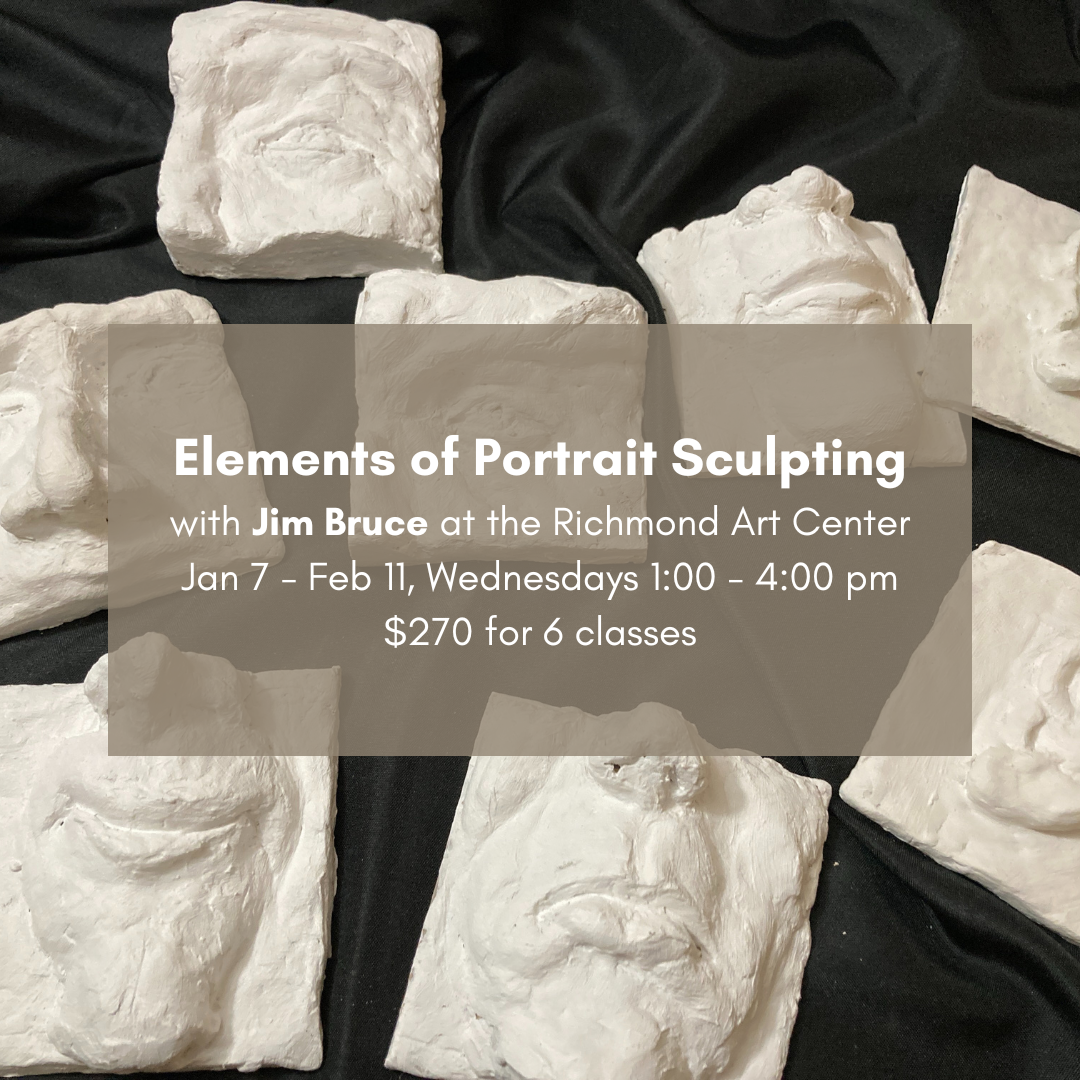 Building Portrait Sculpture Elements in Clay Classes
