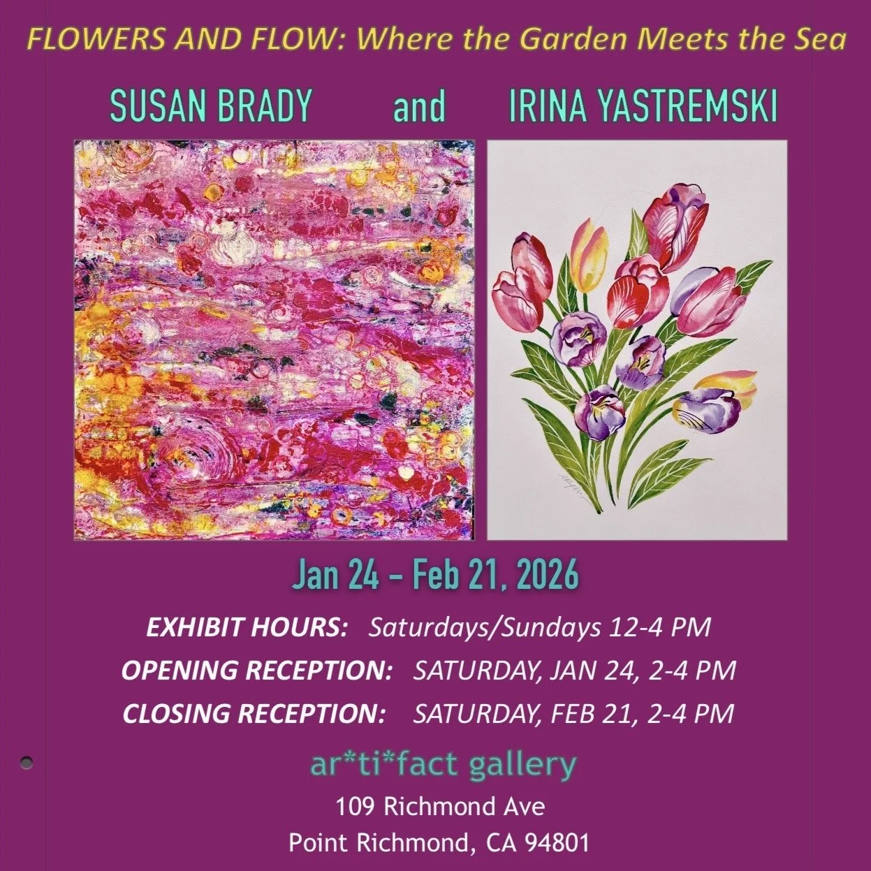 Flowers and Flow at Ar.ti.fact