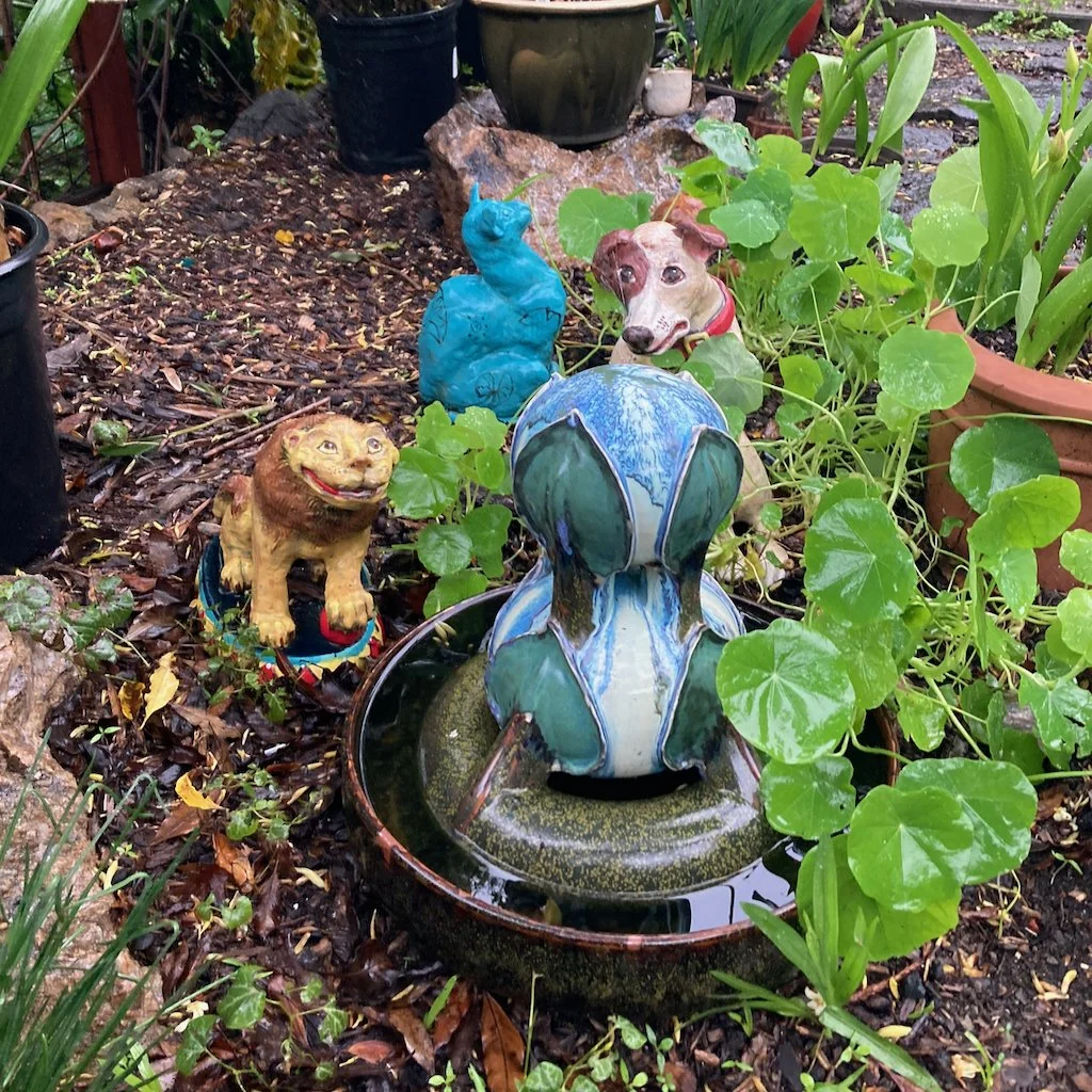 Ceramics at Larry and Bea’s Garden!
