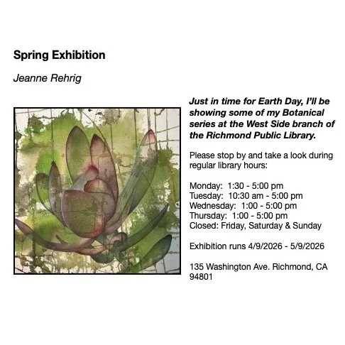 Botanical Art at the Richmond Public Library