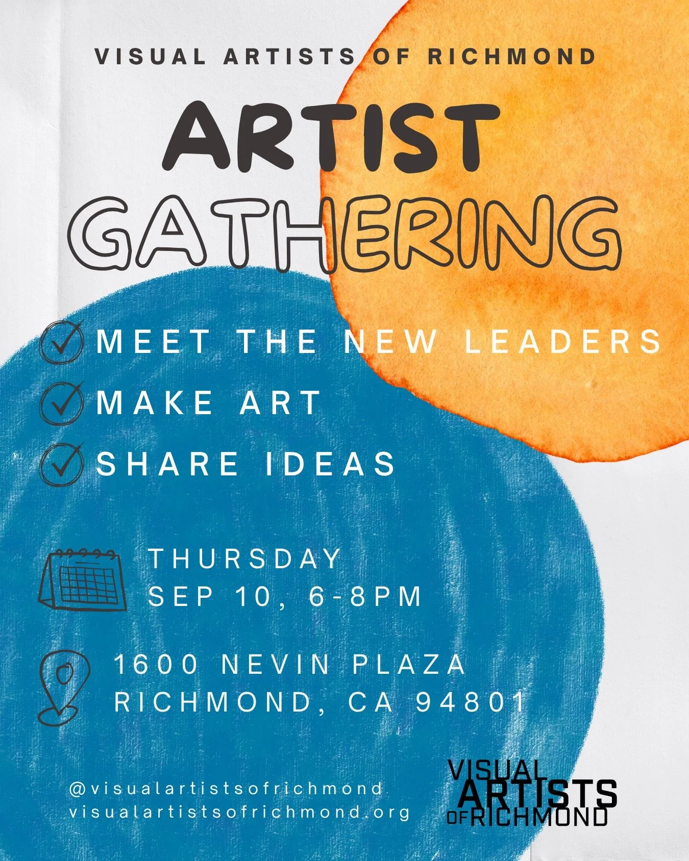 September 10 Artist Gathering