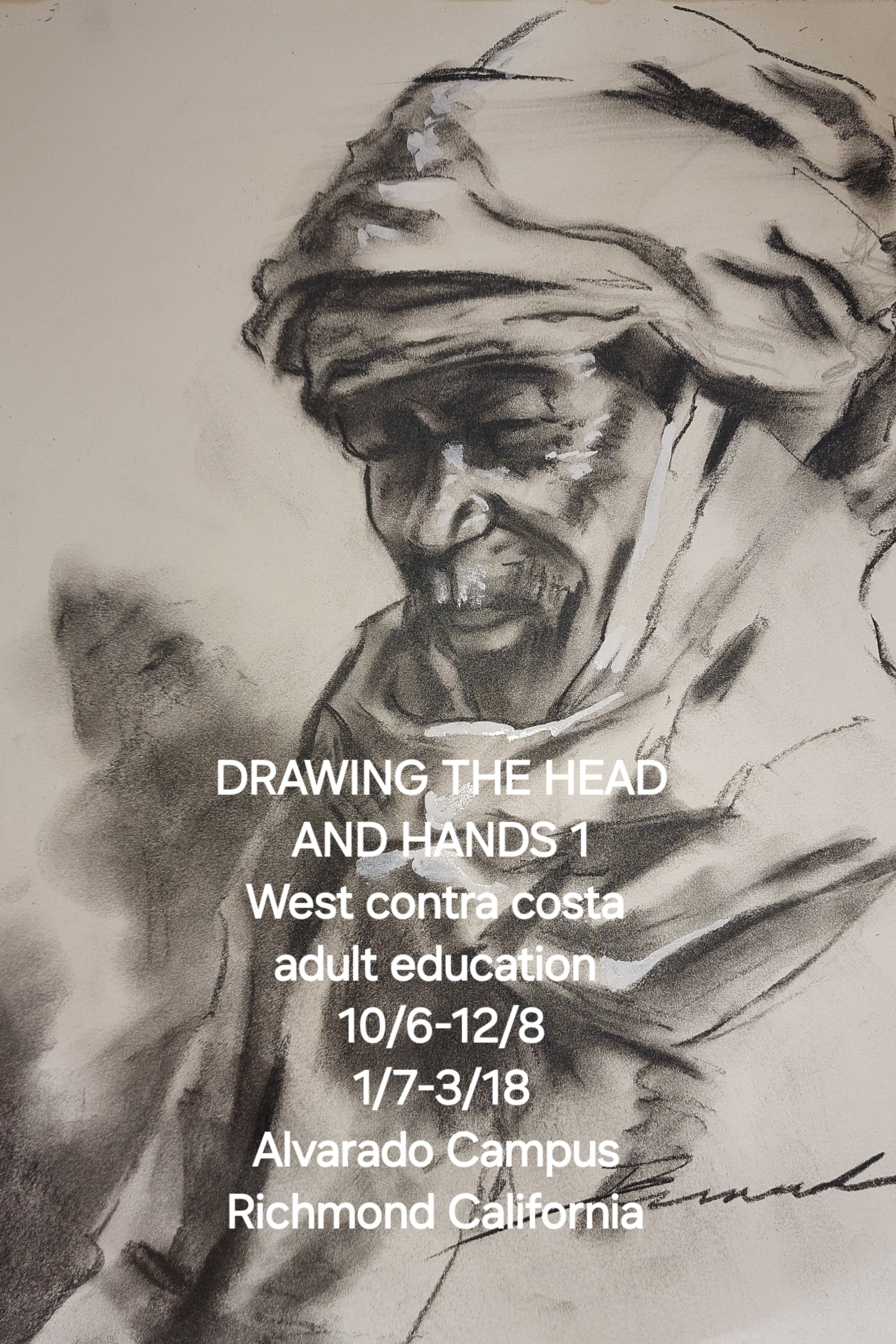 Fall Course: Drawing Head &amp; Hands I