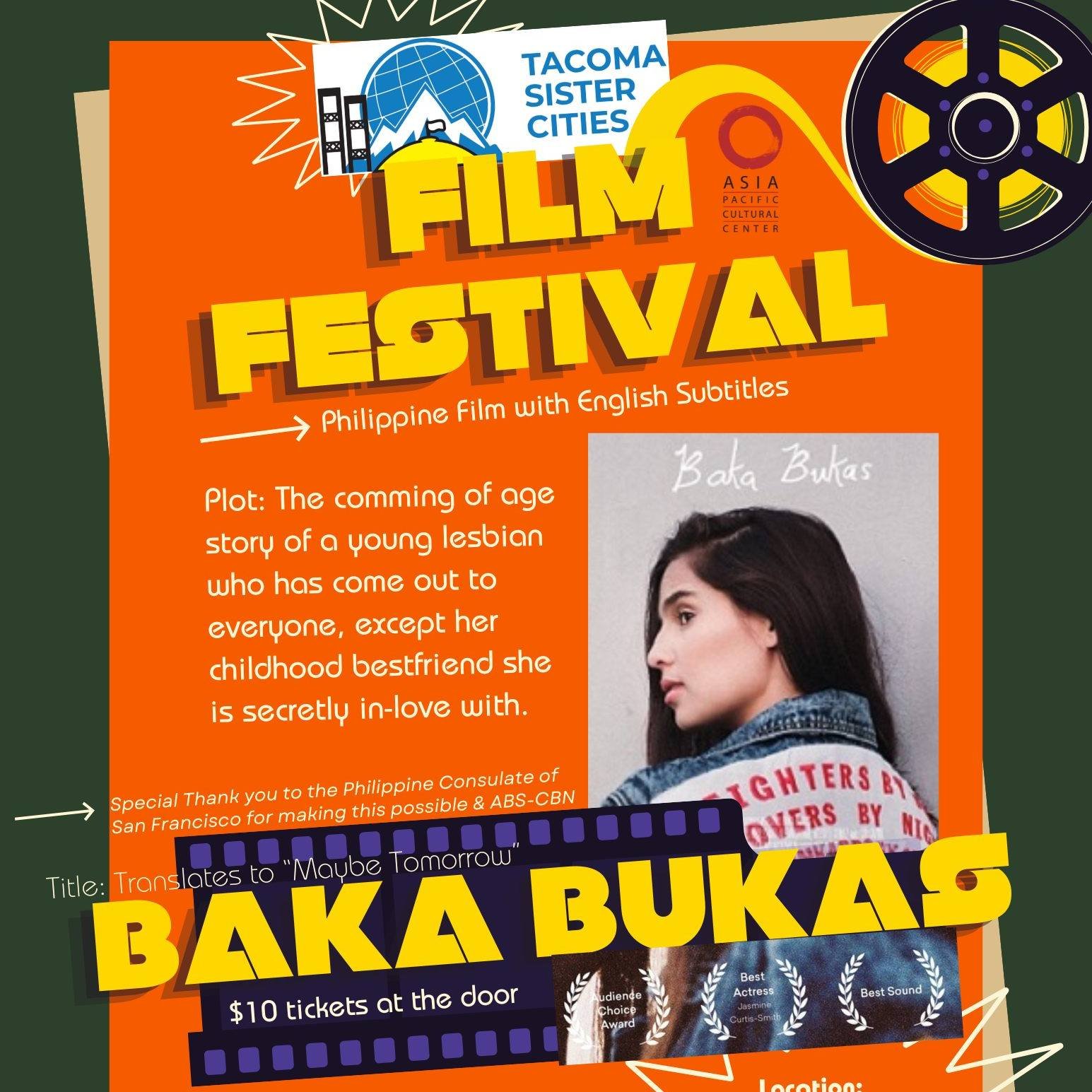 Don't miss the Philippine Committee's film! This Thursday at the Grand Cinema at 7:30pm. Tickets available on the Sister City Site or at the Door: www.tacomasistercities.org