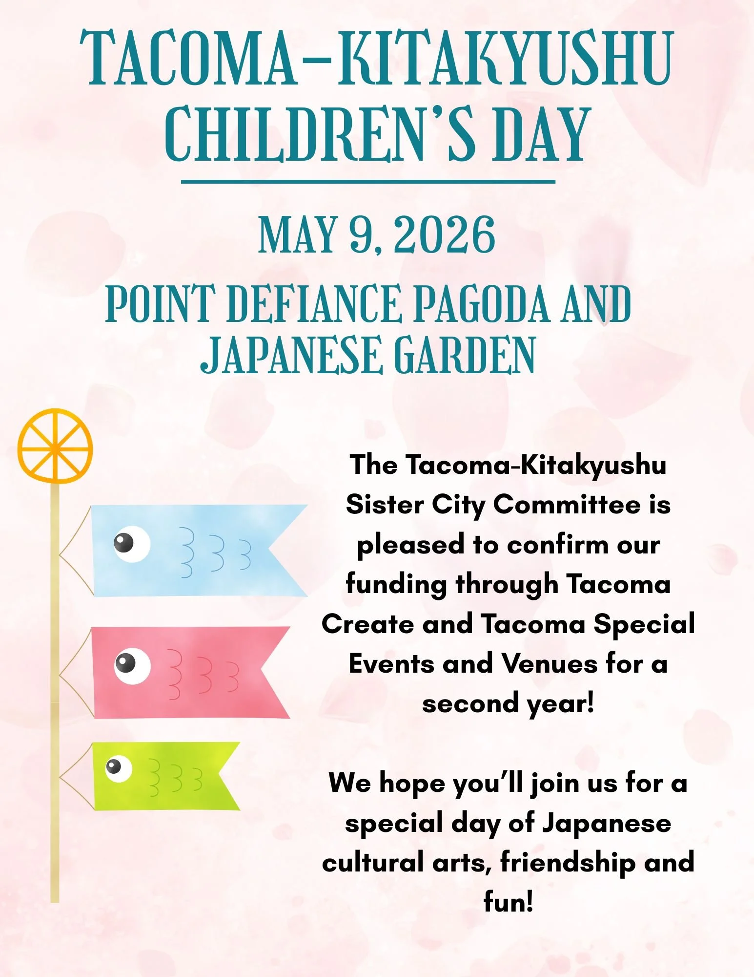  Tacoma-Kitakyushu Children's Day