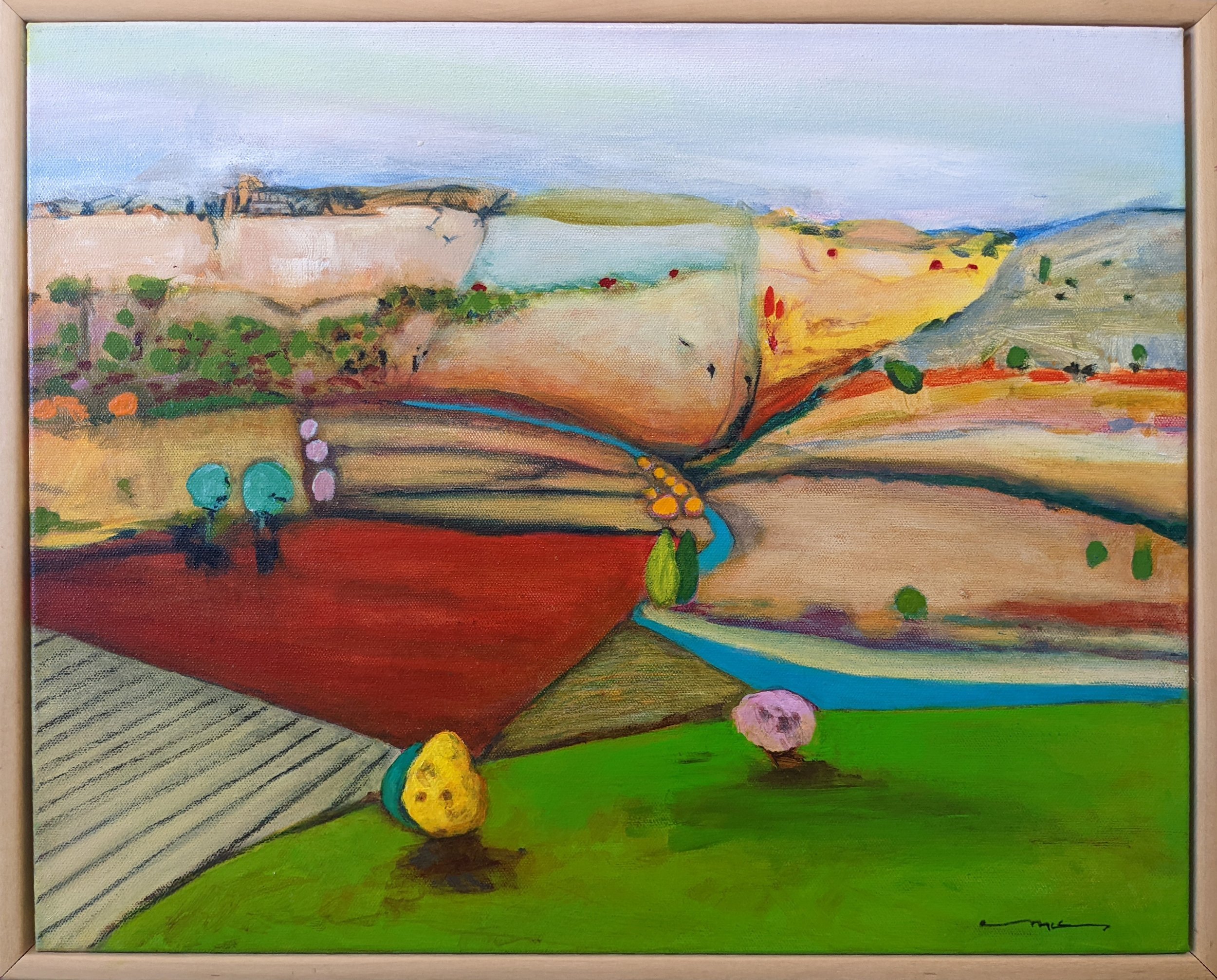 View to the Ridge SOLD
43cm (w) x 55cm (h)