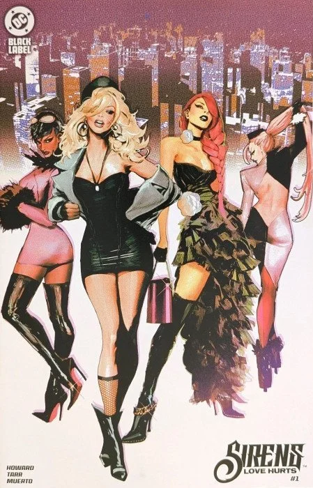 Sirens: Love Hurts #1 variant by Sozomaika. Published by DC Comics.