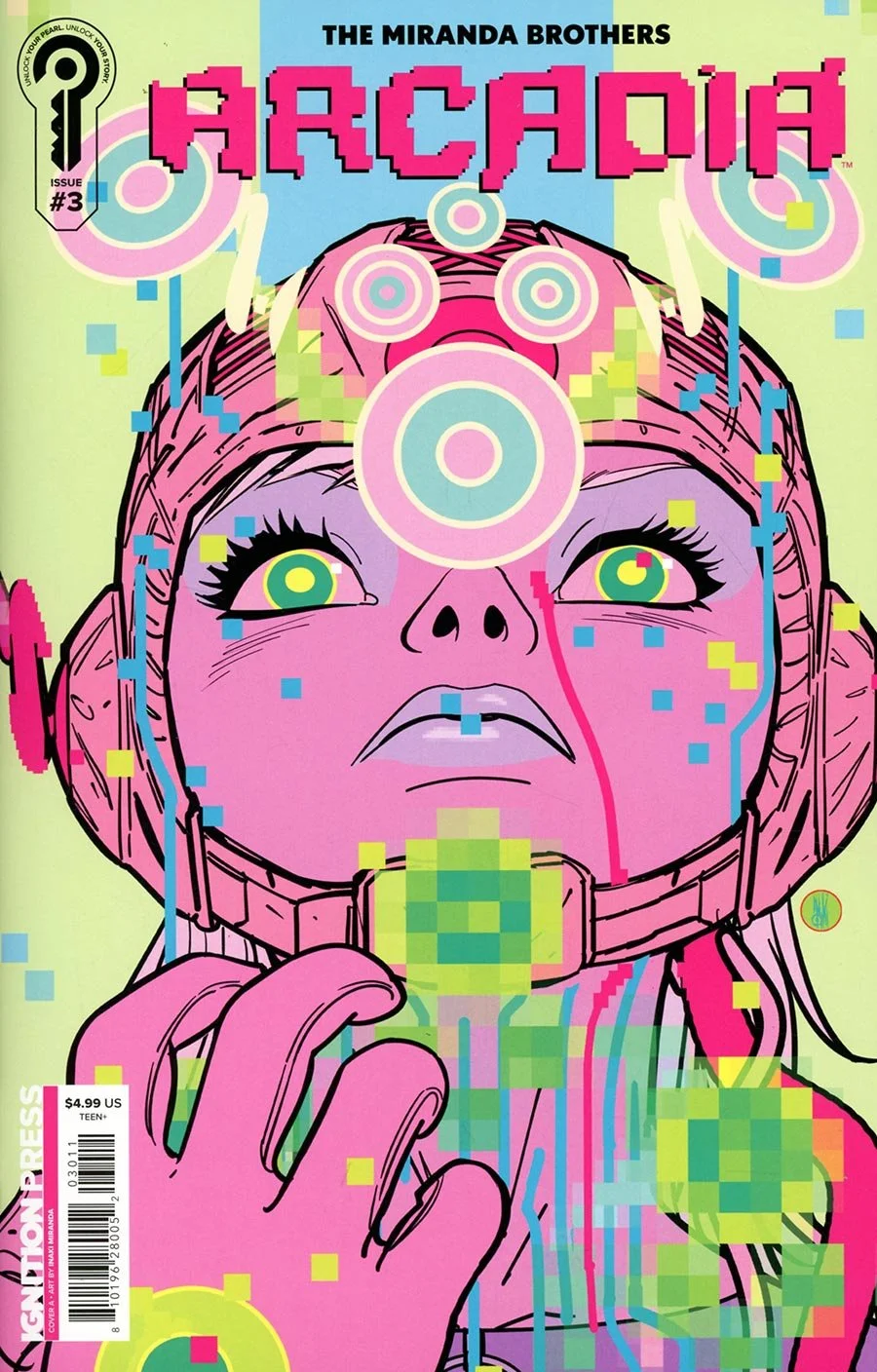 Arcadia #3 variant by Inaki Miranda &amp; Eva da la Cruz. Published by Ignition Press.