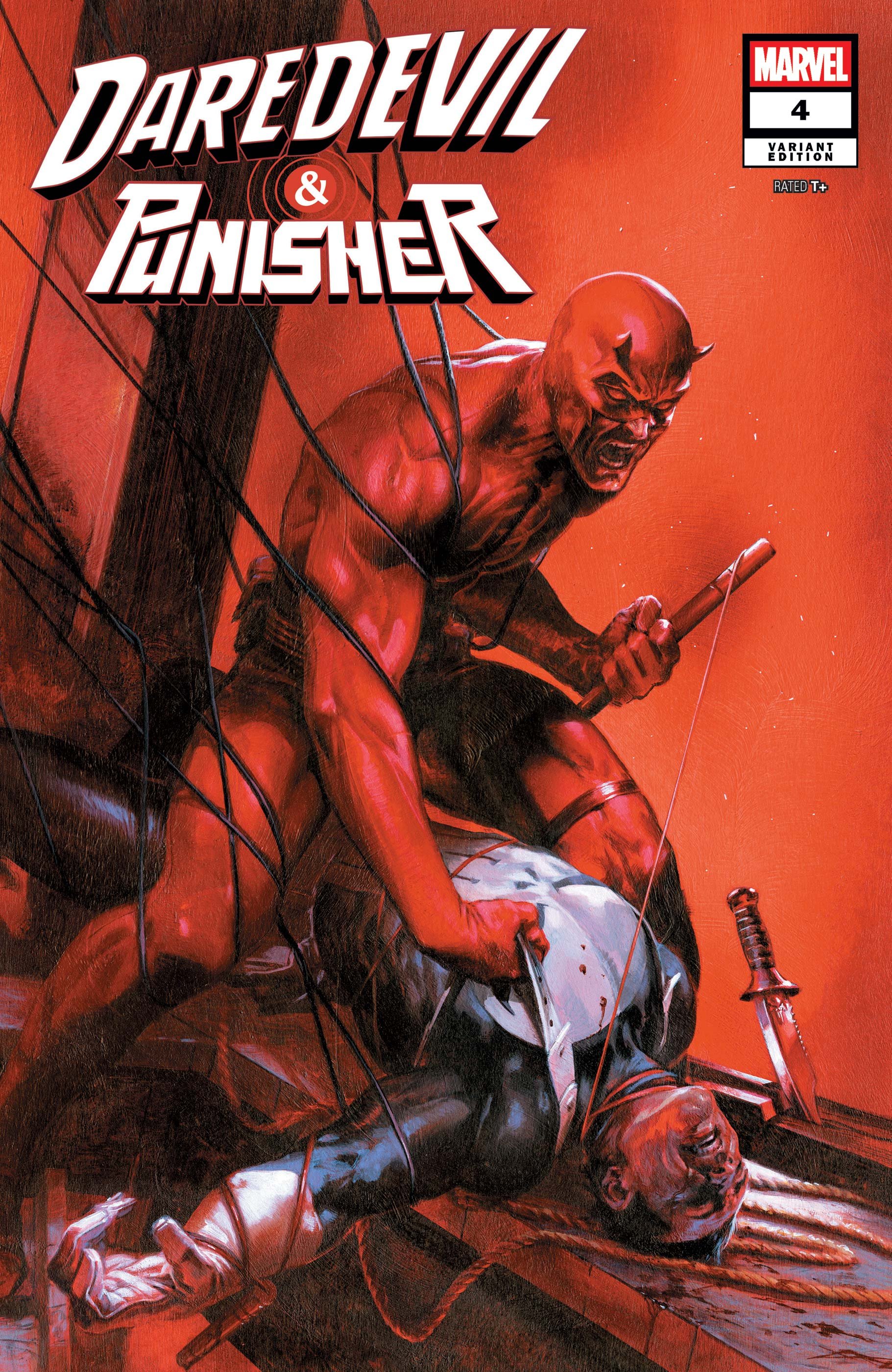 Daredevil/Punisher: The Devil's Trigger #4 variant by Gabrielle Dell'Otto. Published by Marvel Comics.