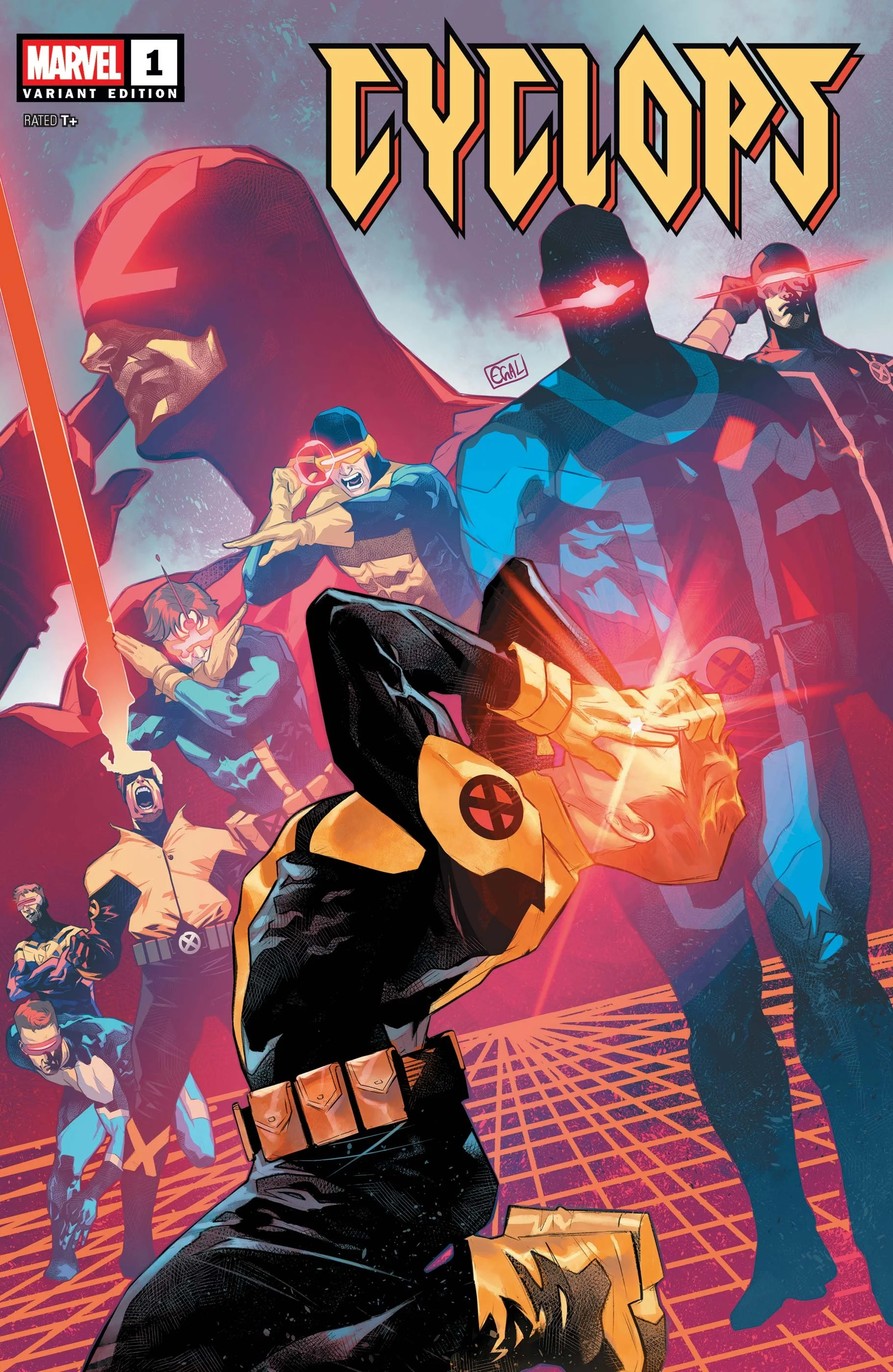 Cyclops #1 variant by Edwin Galmon. Published by Marvel Comics.