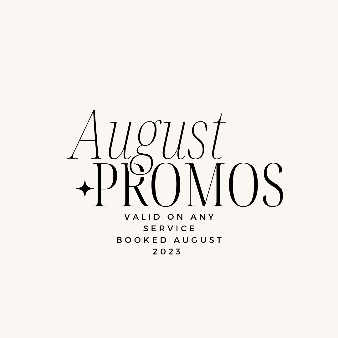 Hello lovelies 😊 I&rsquo;m going to be running august promos at my home studio ✨ valid all of august 2023 so be sure to book your appointment today to redeem! #estheticianscarborough #torontoesthetician #augustpromos #thehighpriestessesthetics #newc