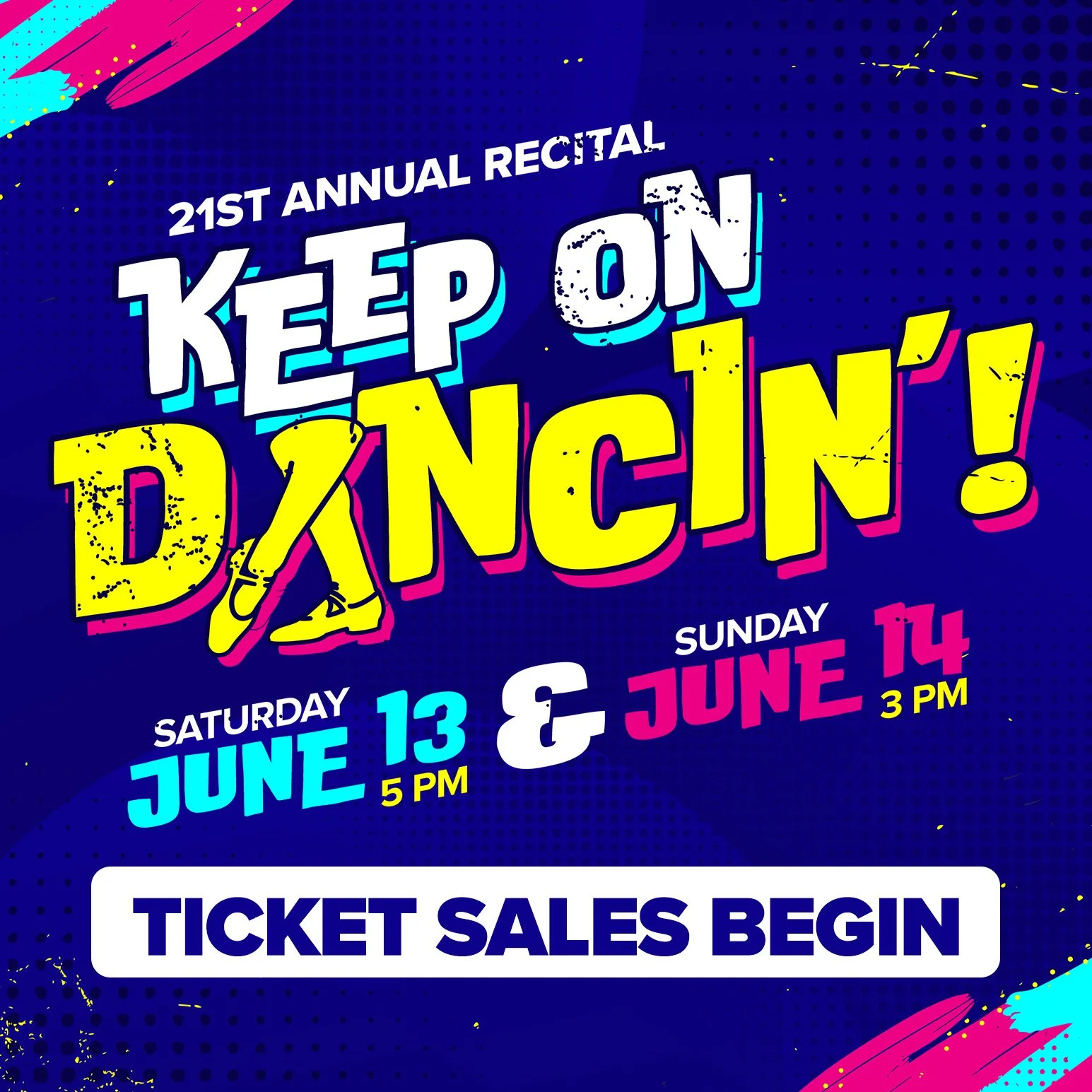 21st Annual Recital - Sales Begin