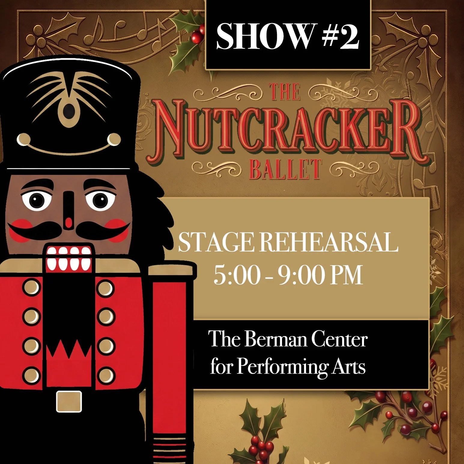 Nutcracker Stage Rehearsal - Show 1